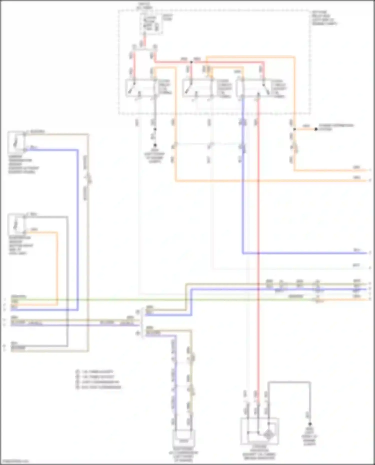 Wiring diagram c/fan 1 relay for Kia Forte II (2013-2016) (3 of 7)