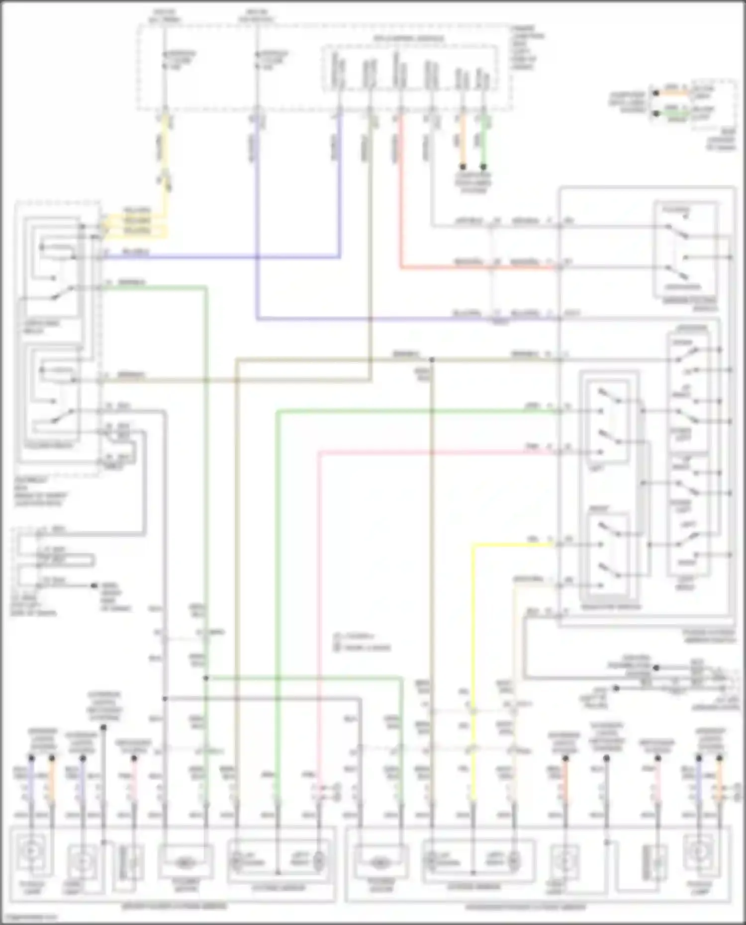 Wiring diagram defogger system for Kia Forte II (2013-2016) (6 of 12)