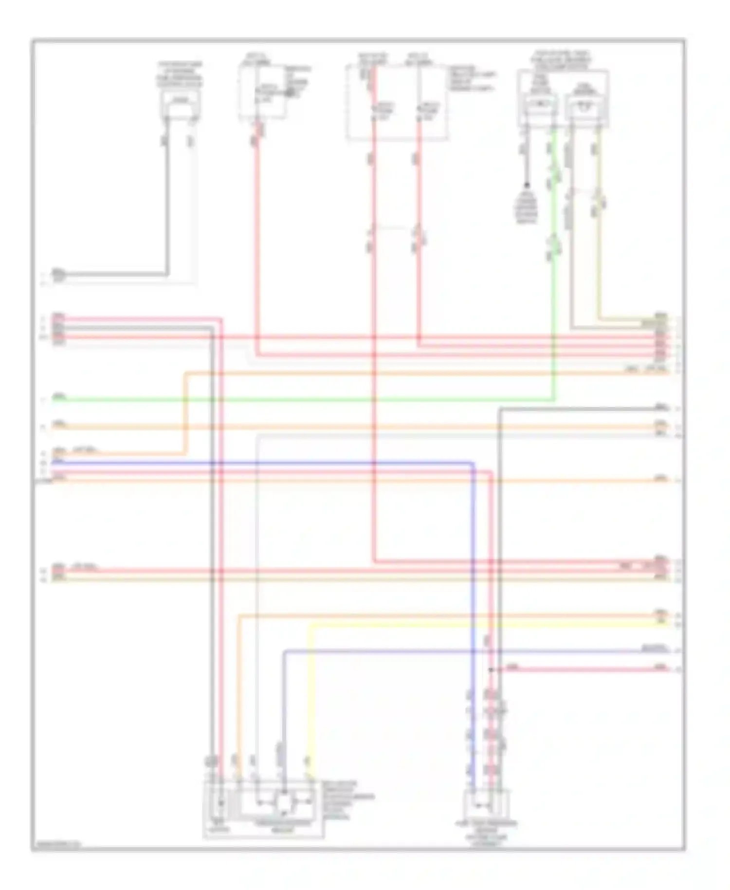 Wiring diagram ems box (in engine for Kia Forte II (2013-2016) (2 of 2)