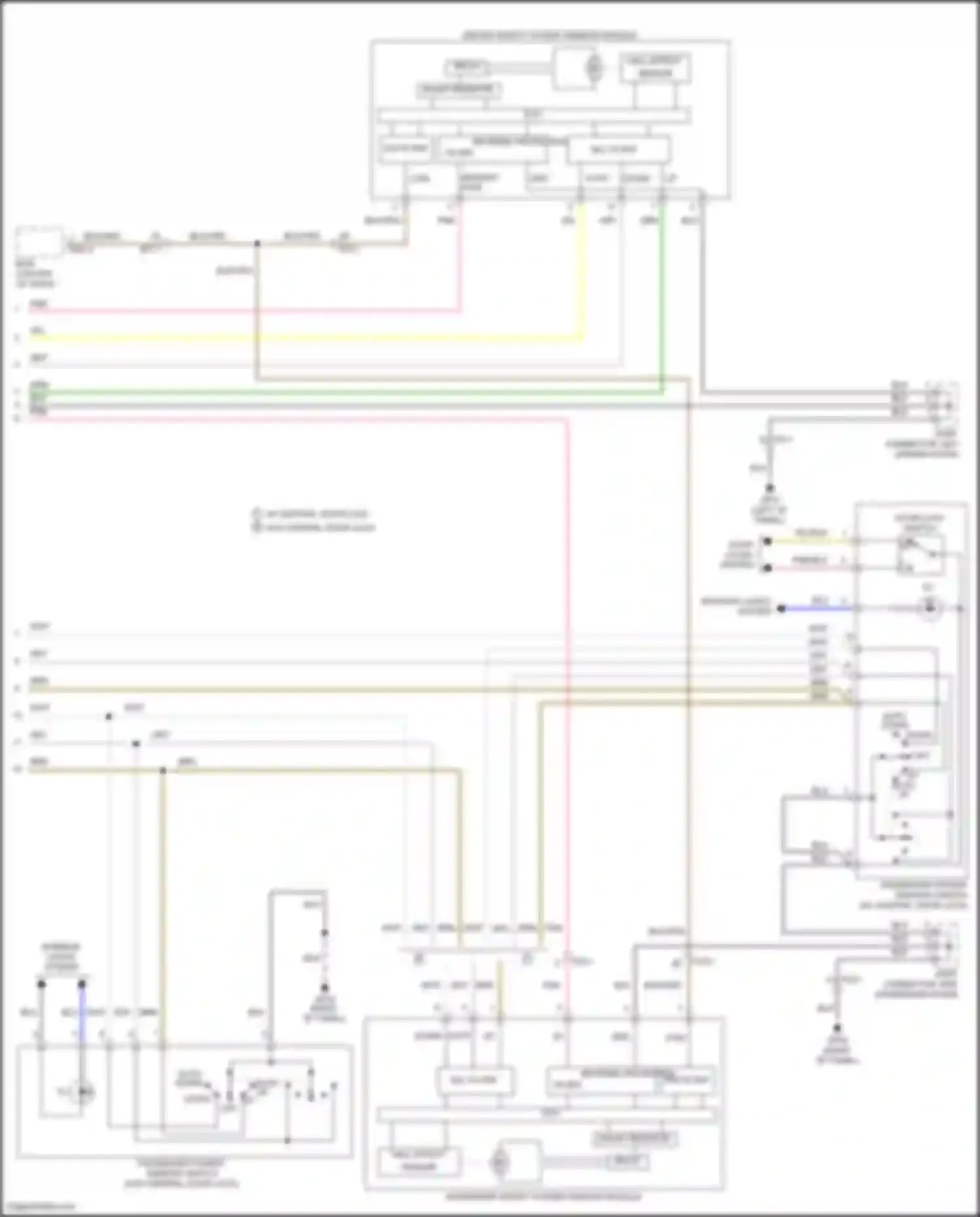 Wiring diagram gnd com for Kia Forte II (2013-2016) (2 of 2)