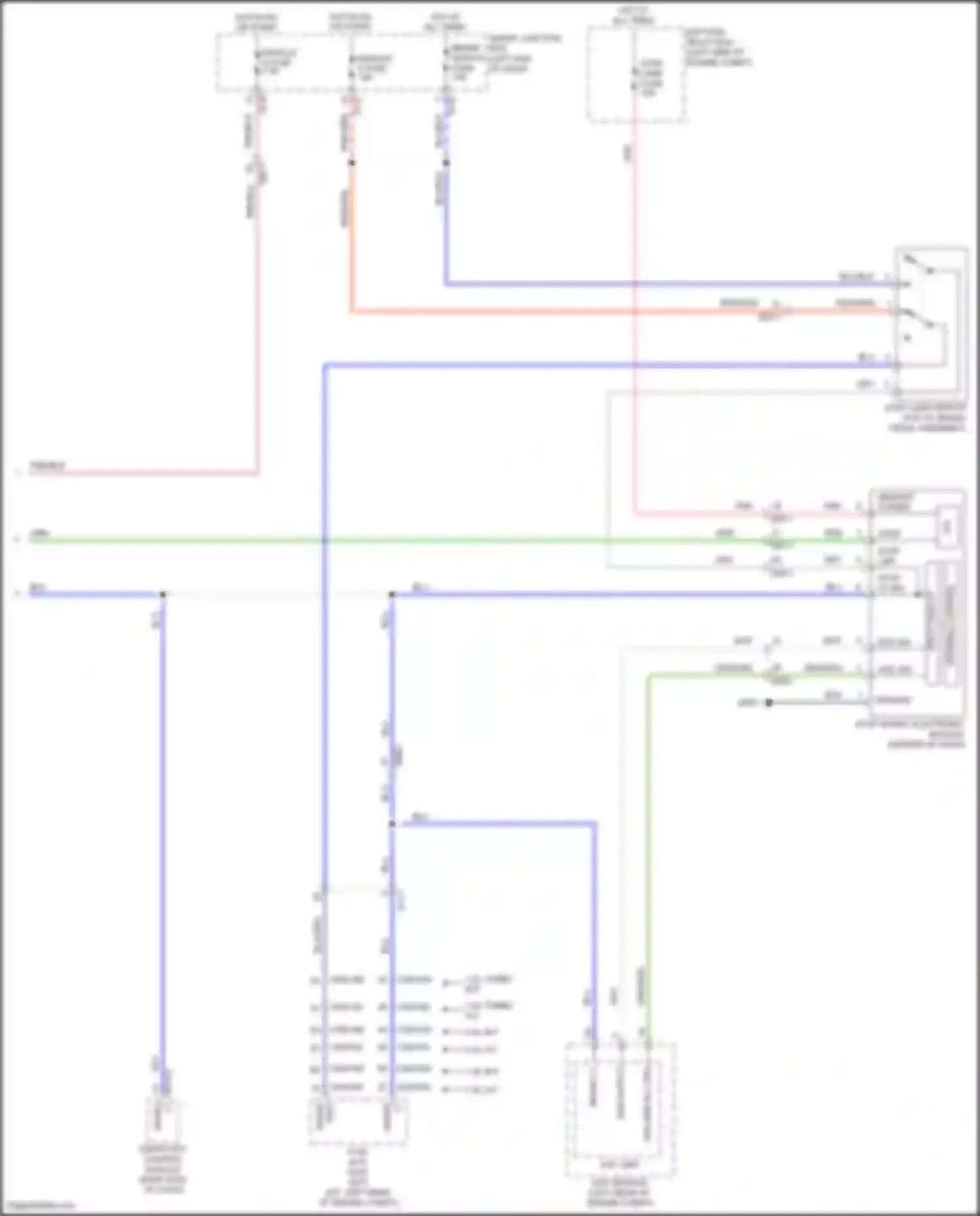 Wiring diagram hac sig for Kia Forte II (2013-2016) (4 of 4)