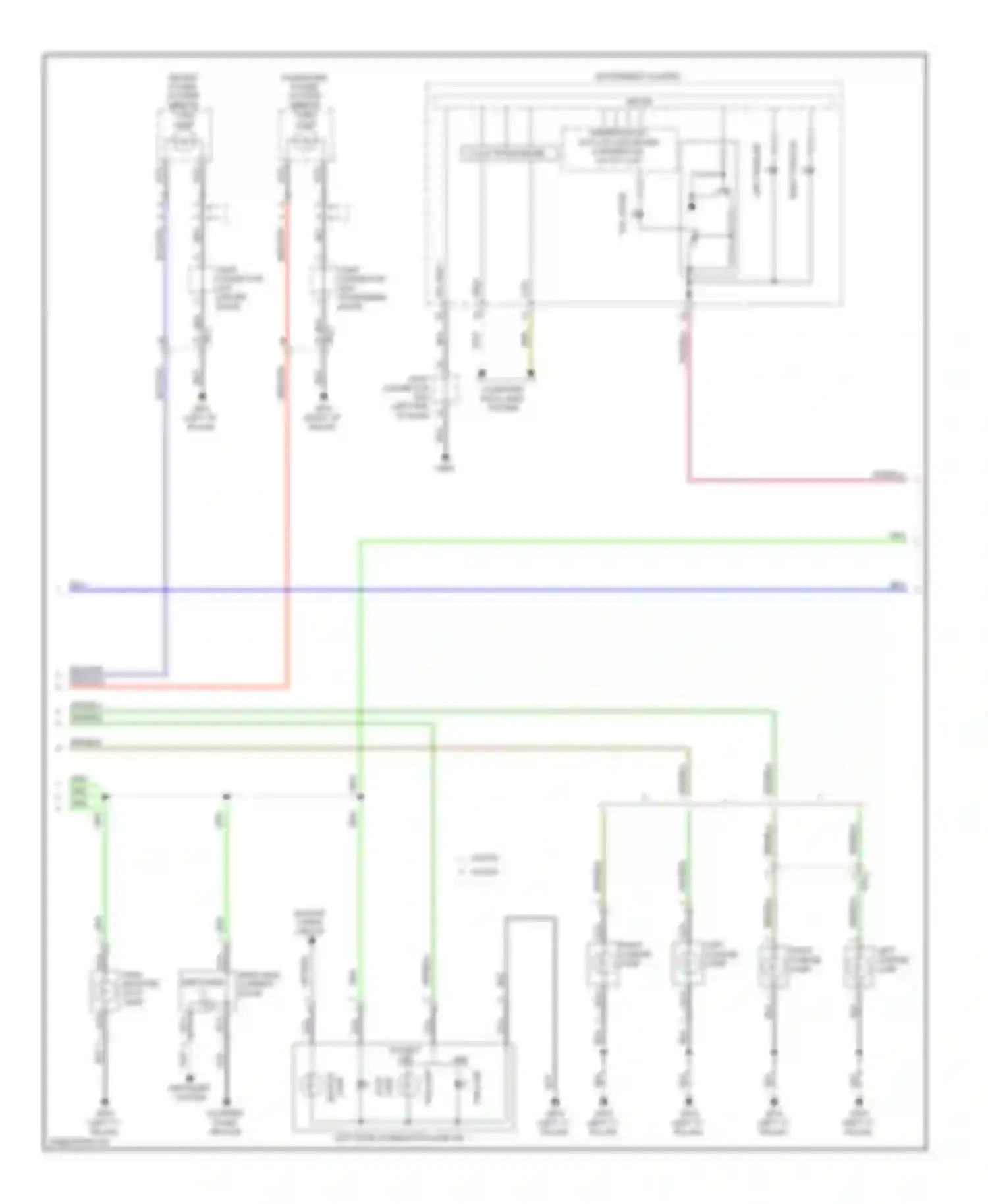 Wiring diagram high mounted stop lamp for Kia Forte II (2013-2016) (1 of 4)