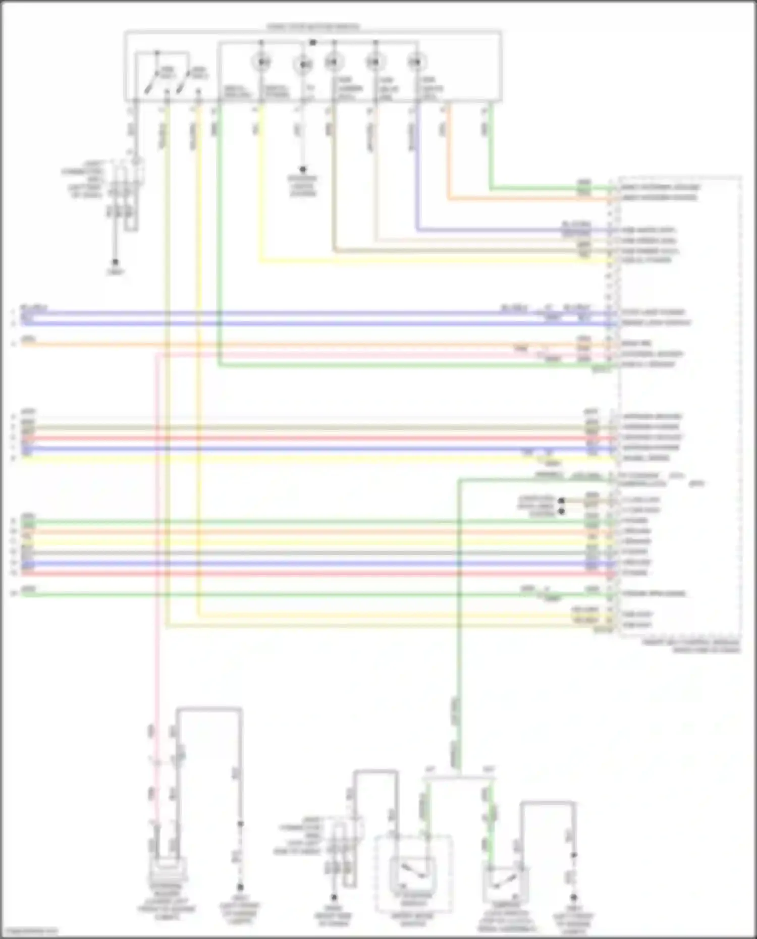 Wiring diagram ignition lock switch for Kia Forte II (2013-2016) (2 of 3)