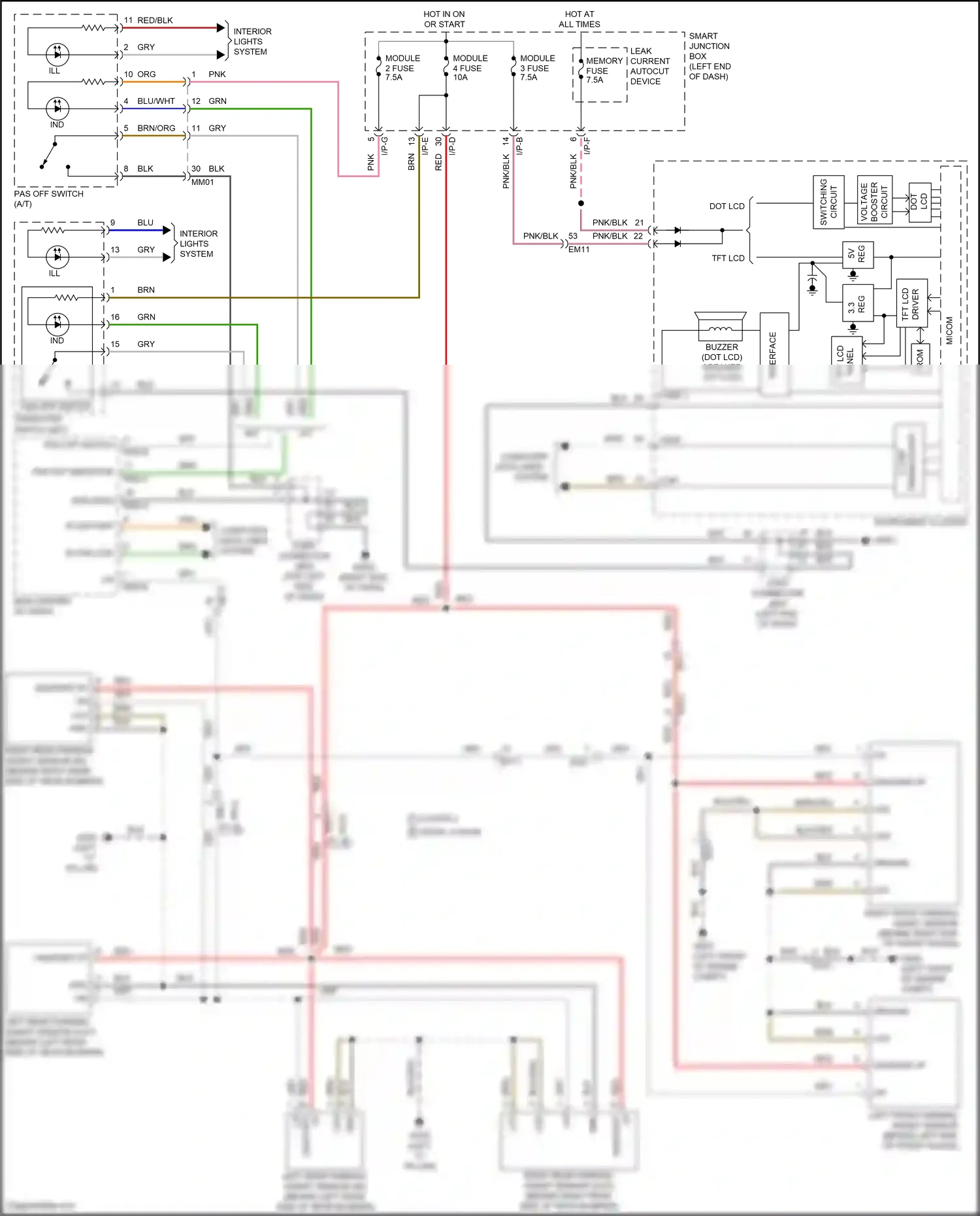 Kia Forte II (2013-2016) interface wiring diagram  (14 of 15)