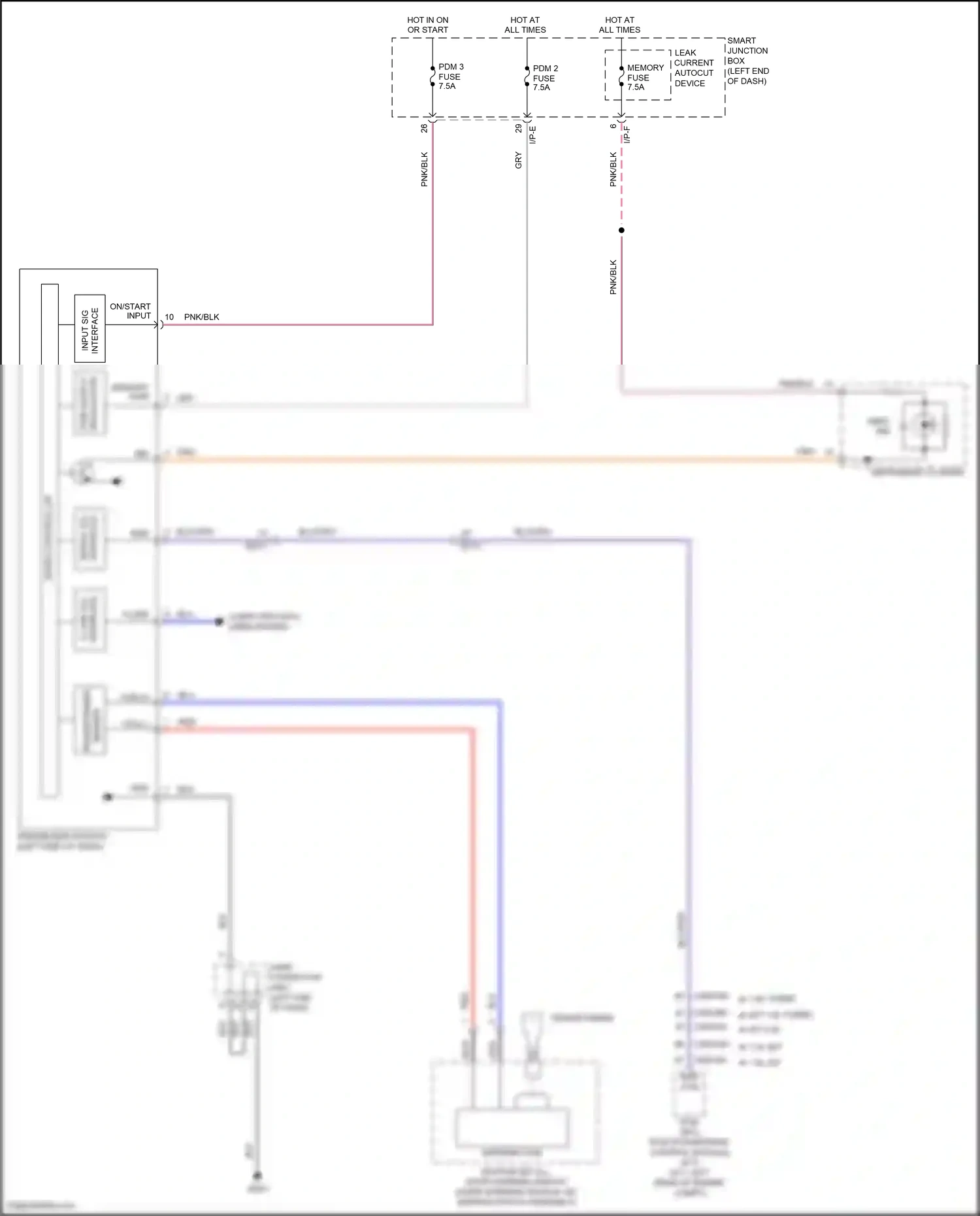 Kia Forte II (2013-2016) interface wiring diagram  (13 of 15)