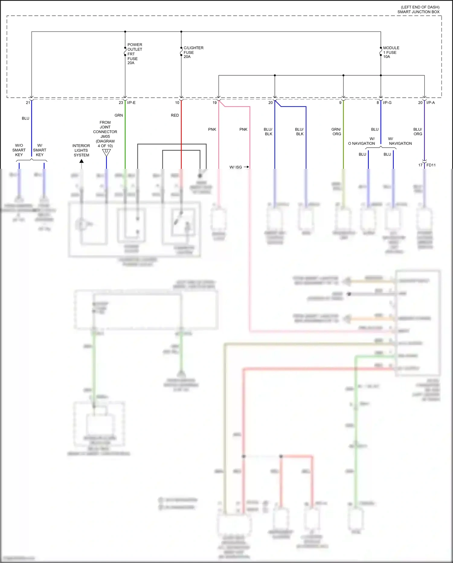 Kia Forte II (2013-2016) i/p-e wiring diagram  (31 of 53)