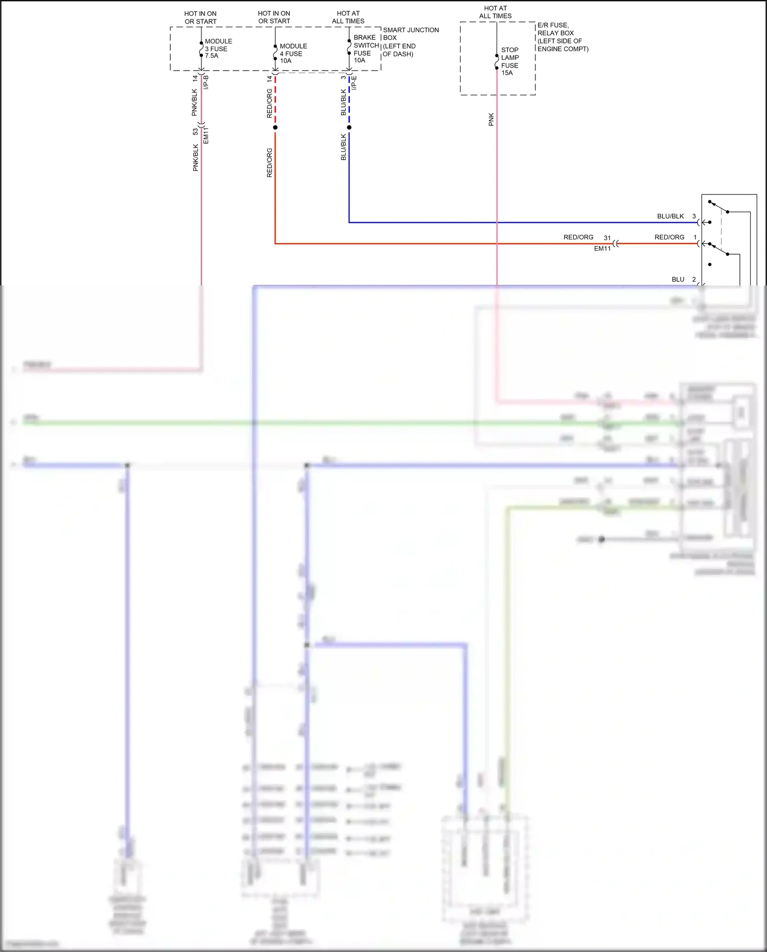 Kia Forte II (2013-2016) i/p-e wiring diagram  (12 of 53)