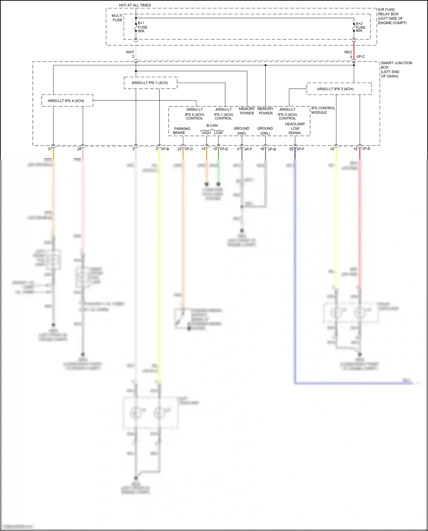 Kia Forte II (2013-2016) i/p-e wiring diagram  (11 of 53)
