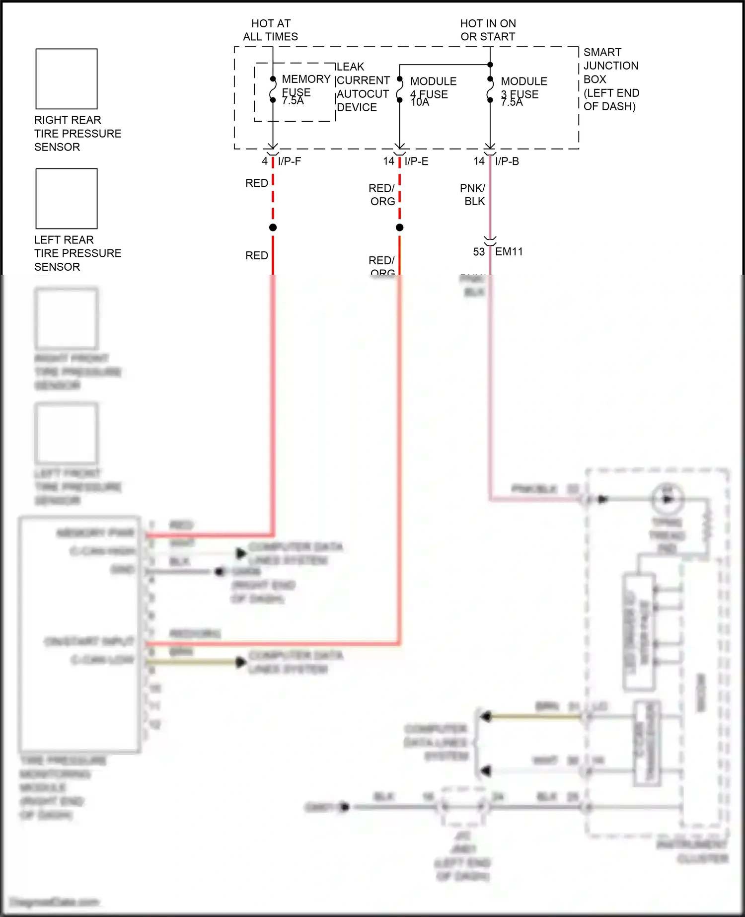 Kia Forte II (2013-2016) i/p-e wiring diagram  (48 of 53)