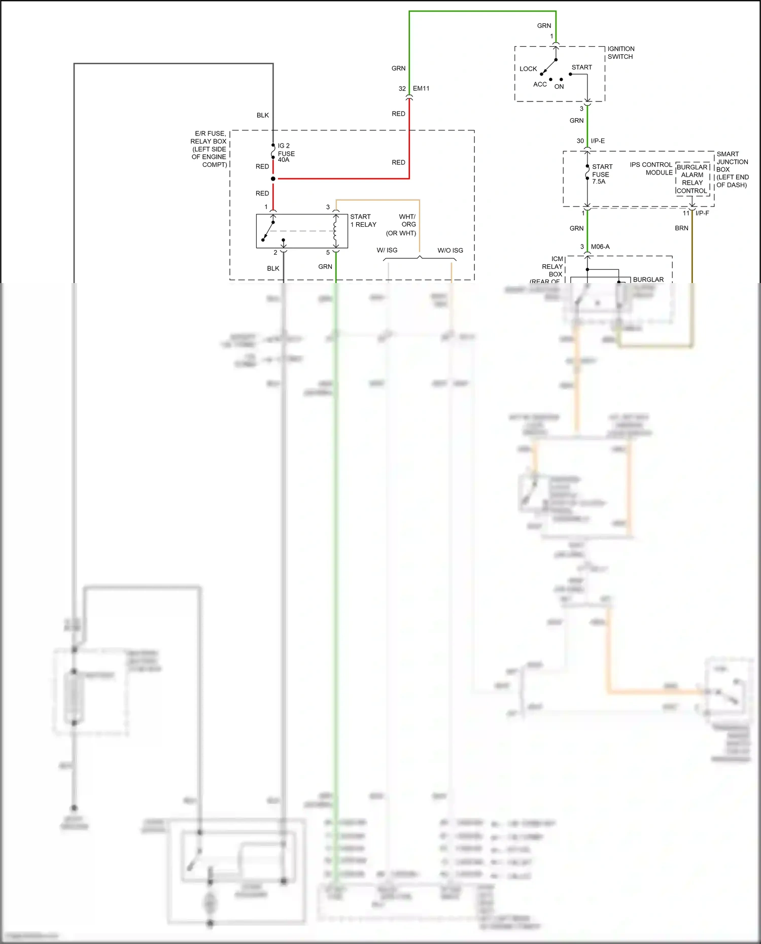 Kia Forte II (2013-2016) i/p-e wiring diagram  (52 of 53)