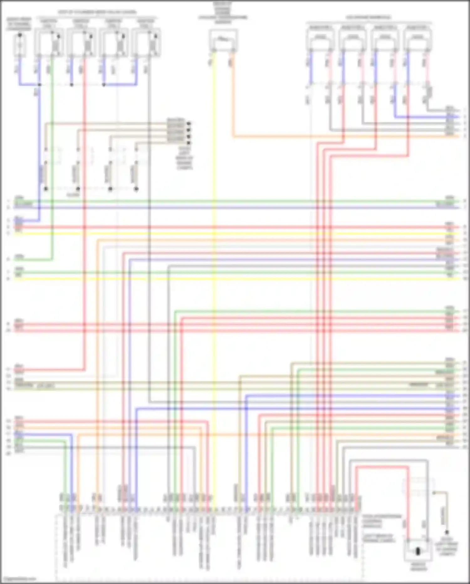 Wiring diagram knock sensor gnd for Kia Forte II (2013-2016) (3 of 5)