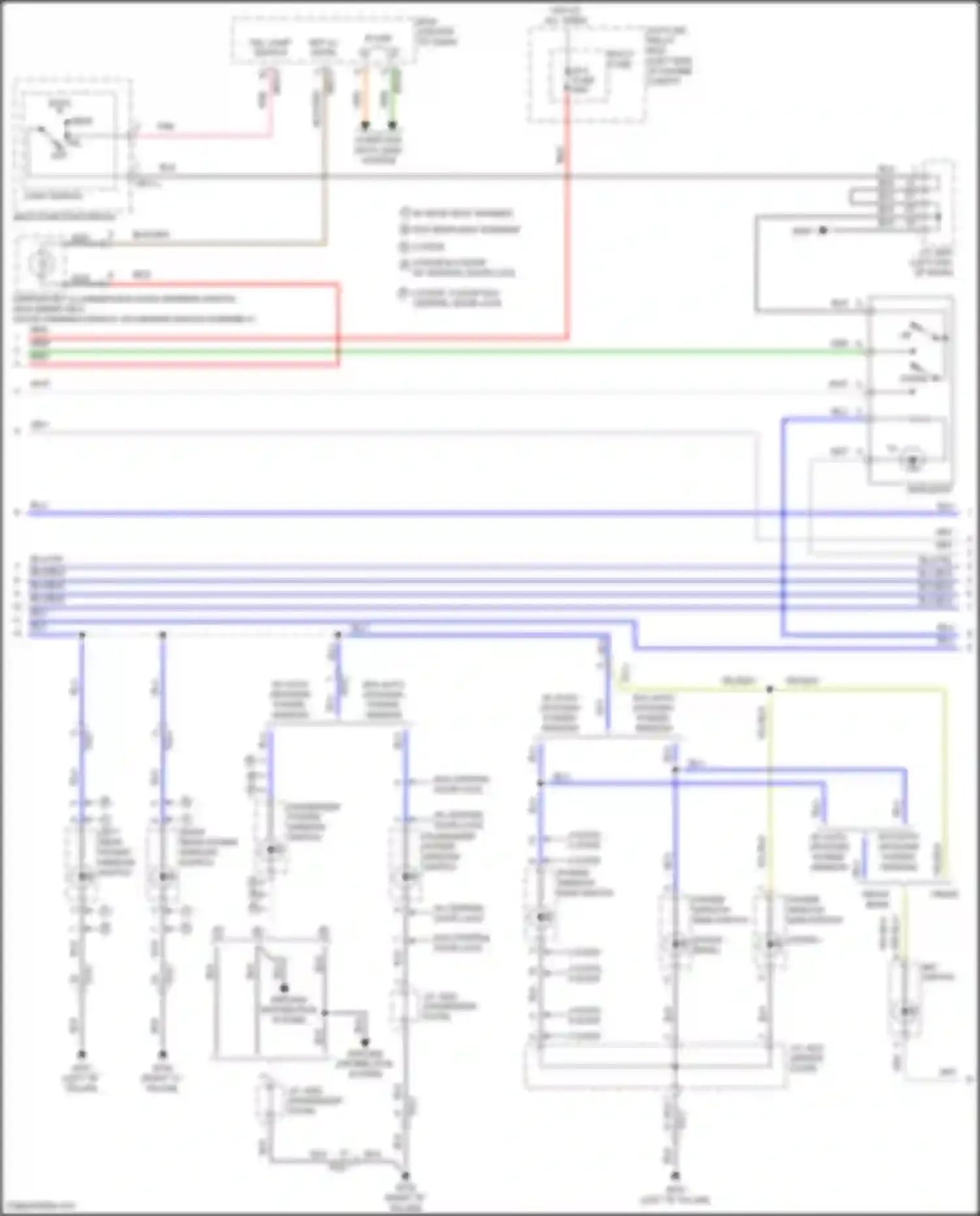 Wiring diagram multi- function switch for Kia Forte II (2013-2016) (8 of 10)