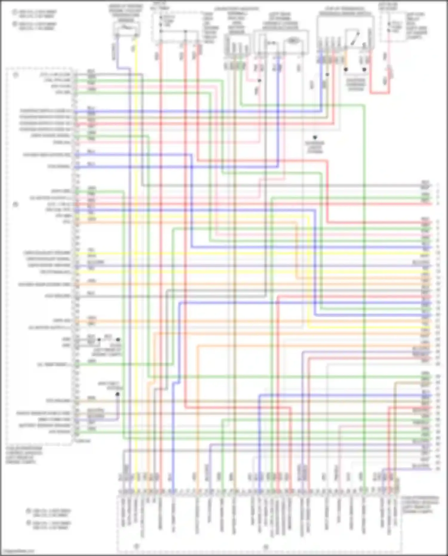 Wiring diagram output speed sig for Kia Forte II (2013-2016) (1 of 1)