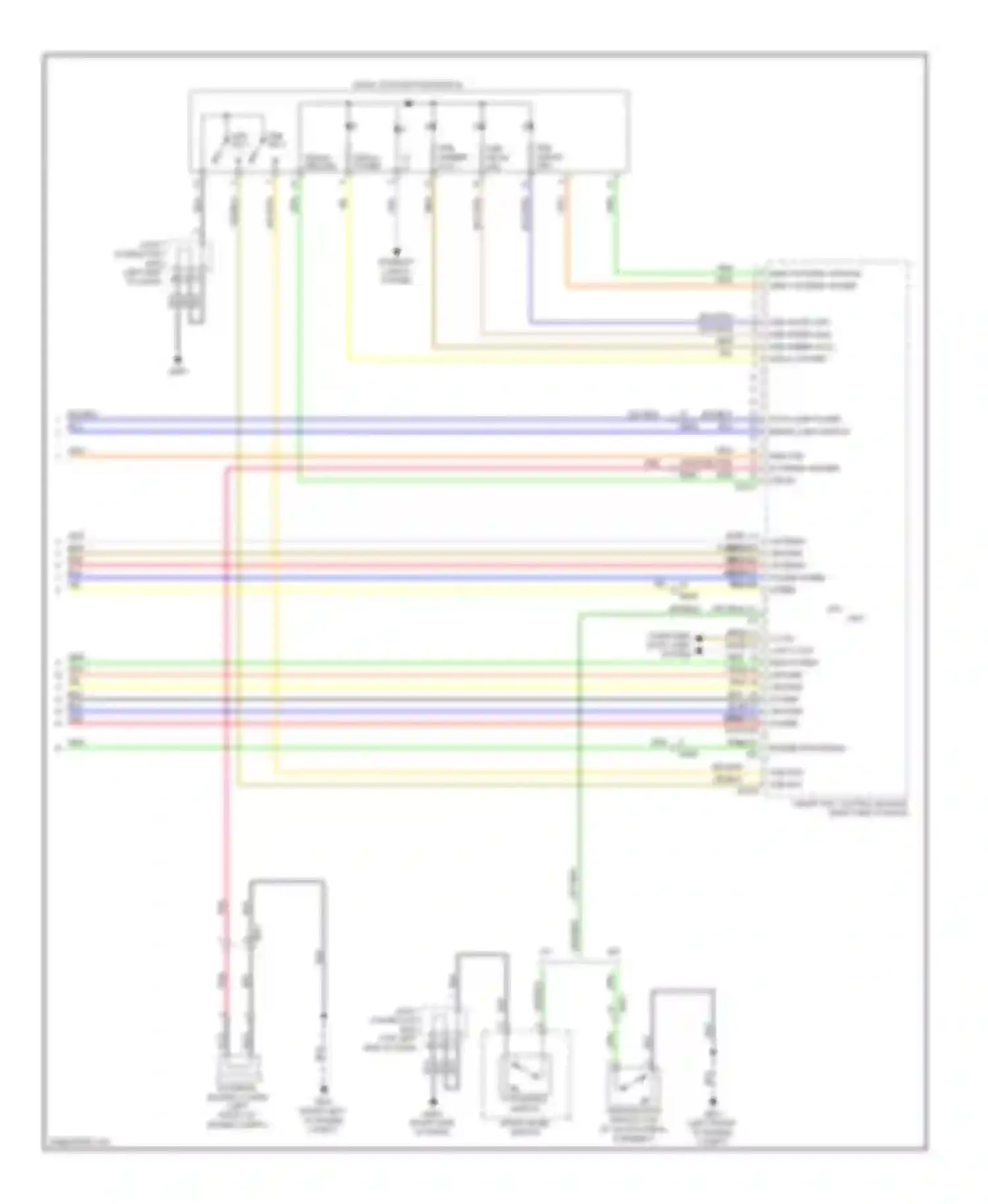 Wiring diagram "p" position switch sport mode switch for Kia Forte II (2013-2016) (1 of 1)