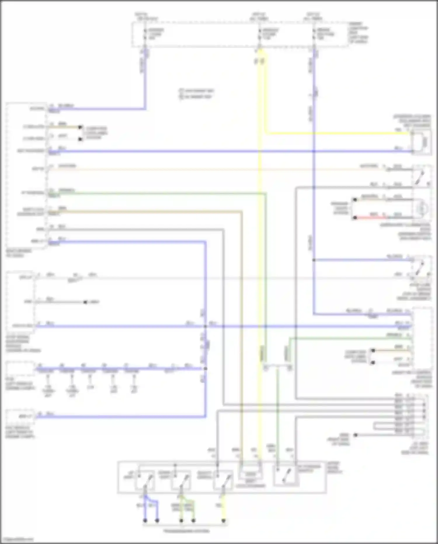 Wiring diagram shift lock solenoid for Kia Forte II (2013-2016) (1 of 1)