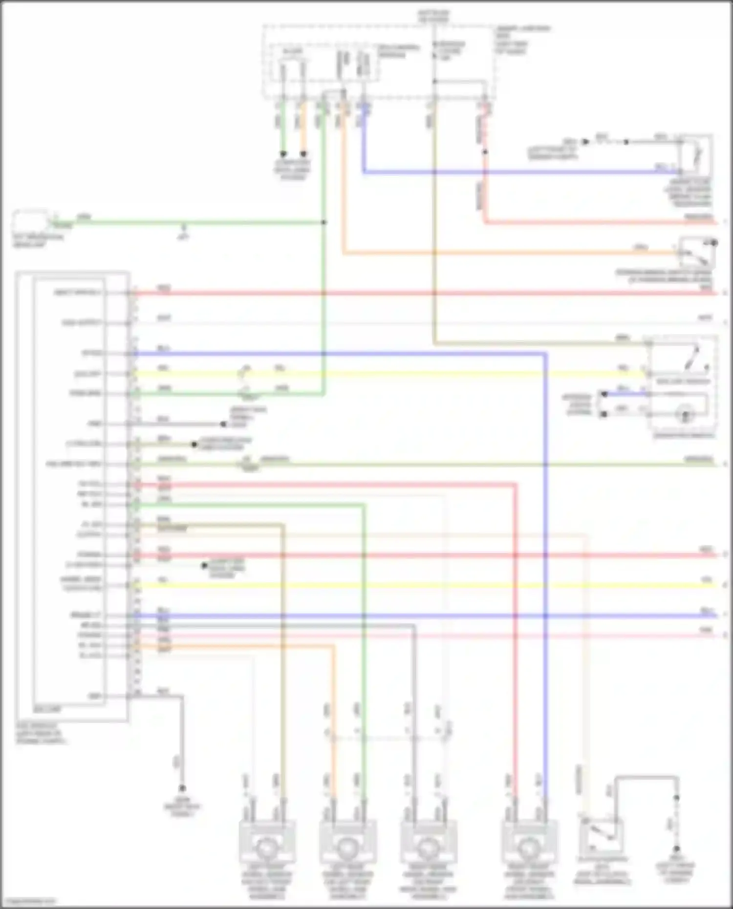 Wiring diagram smart junction box for Kia Forte II (2013-2016) (1 of 73)