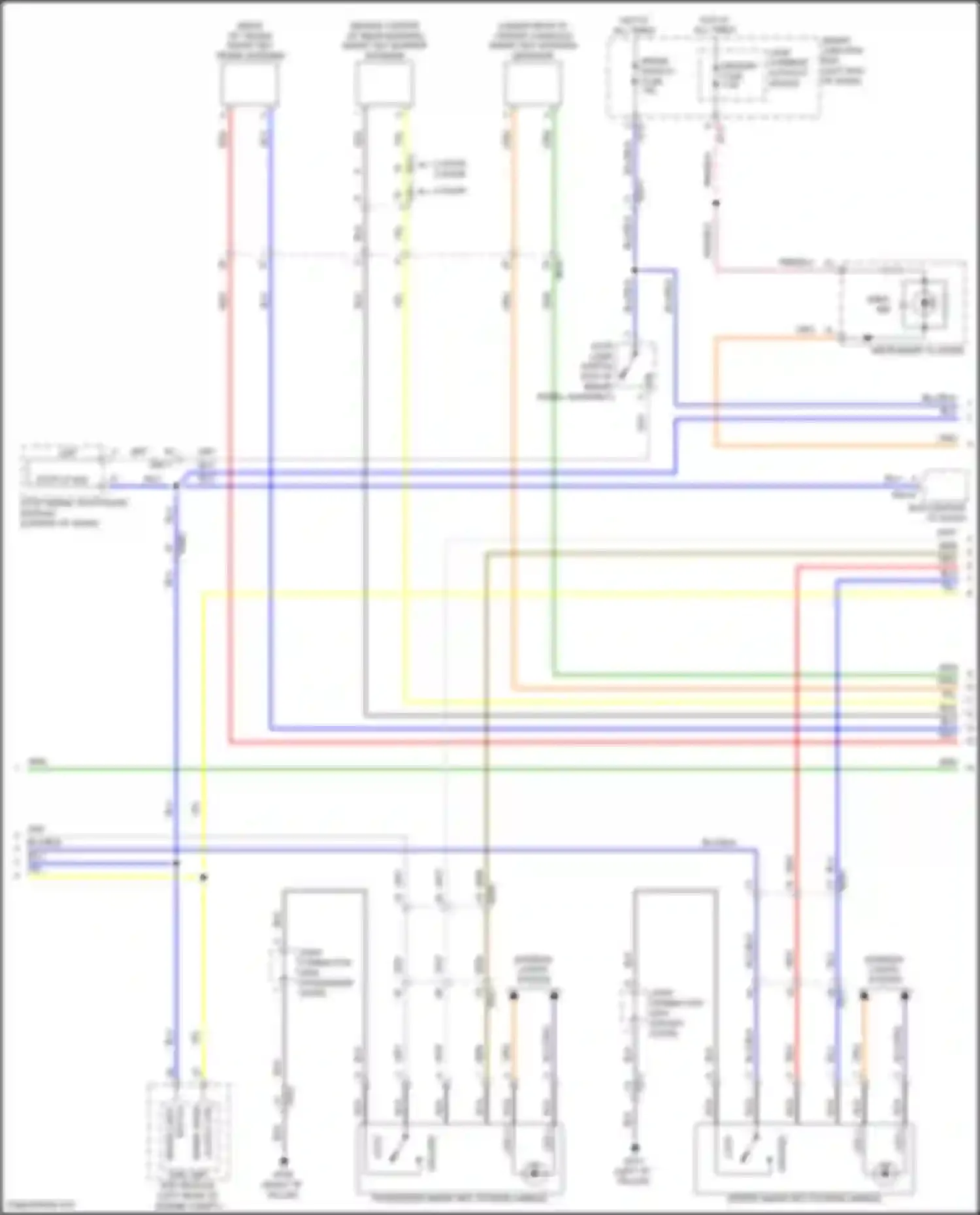Wiring diagram smart key trunk antenna for Kia Forte II (2013-2016) (1 of 1)