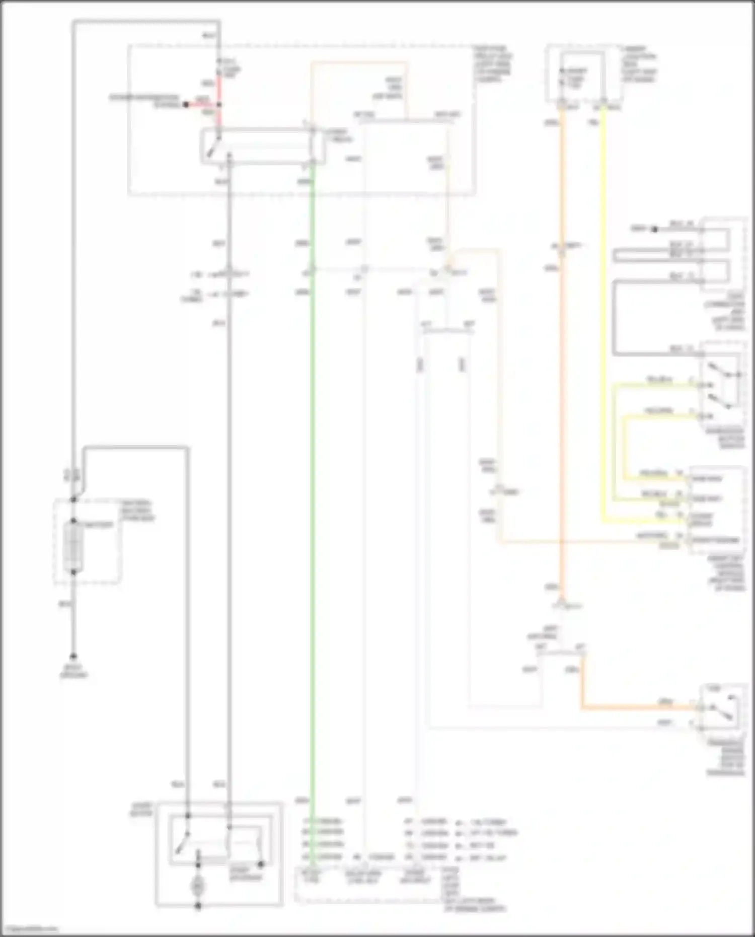 Wiring diagram start 1 relay for Kia Forte II (2013-2016) (5 of 5)