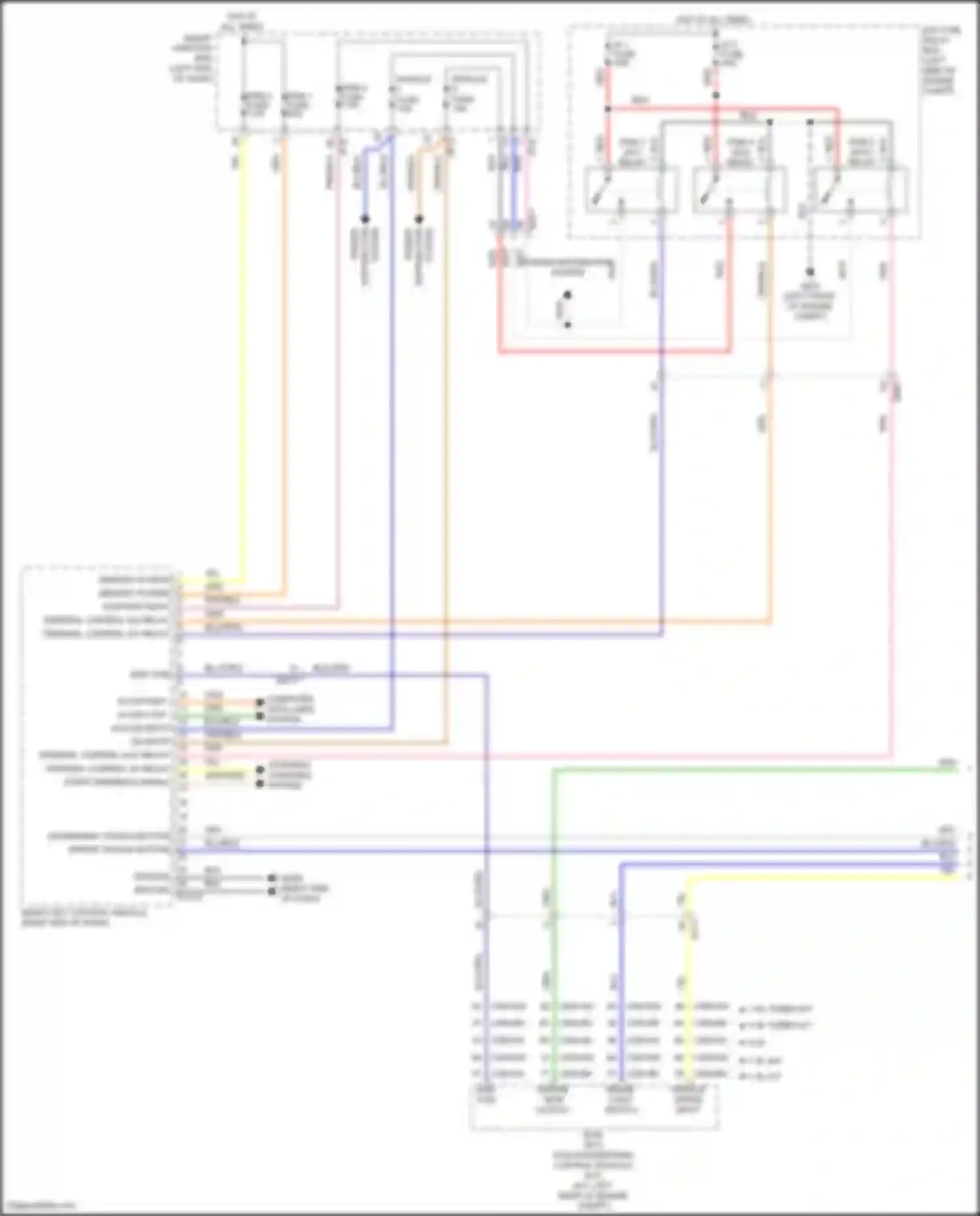 Wiring diagram start feedback signal for Kia Forte II (2013-2016) (1 of 1)