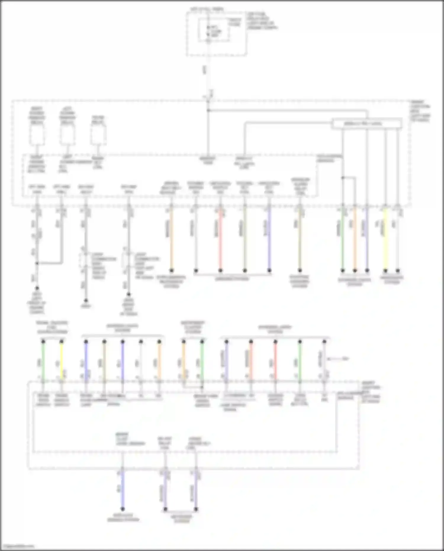 Wiring diagram starting/ charging system for Kia Forte II (2013-2016) (2 of 18)