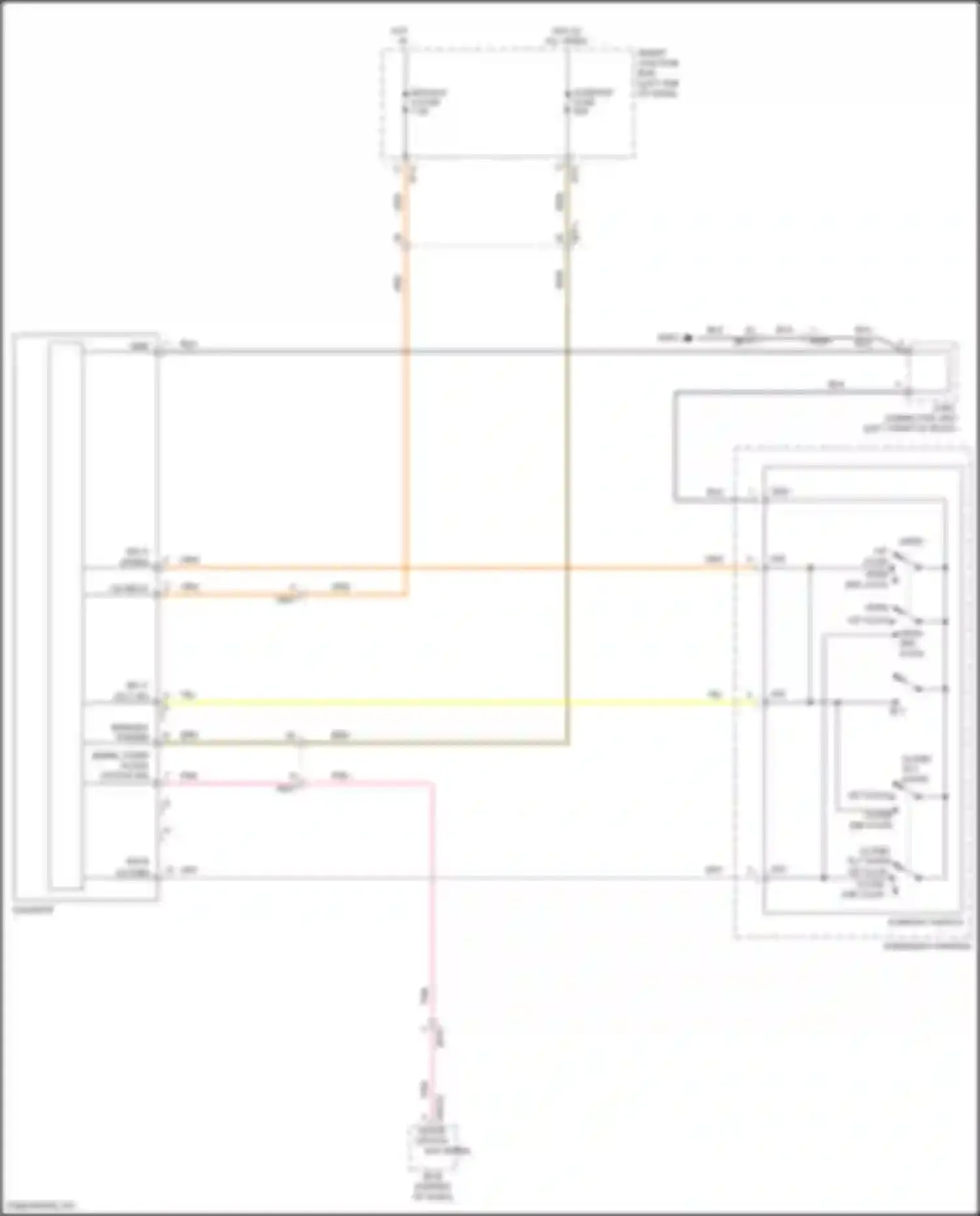 Wiring diagram sunroof fuse for Kia Forte II (2013-2016) (2 of 2)