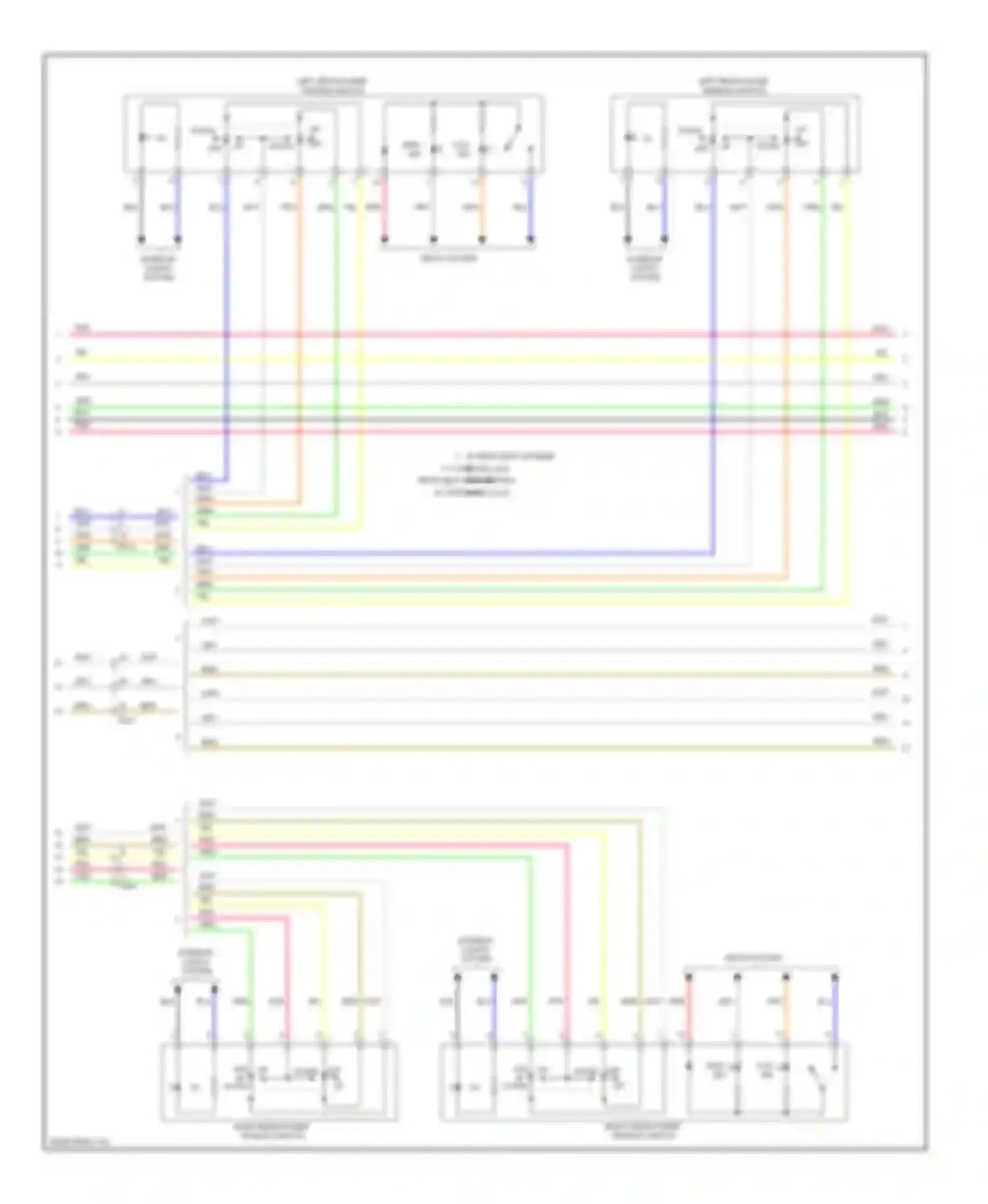 Wiring diagram up off down up down for Kia Forte II (2013-2016) (1 of 2)