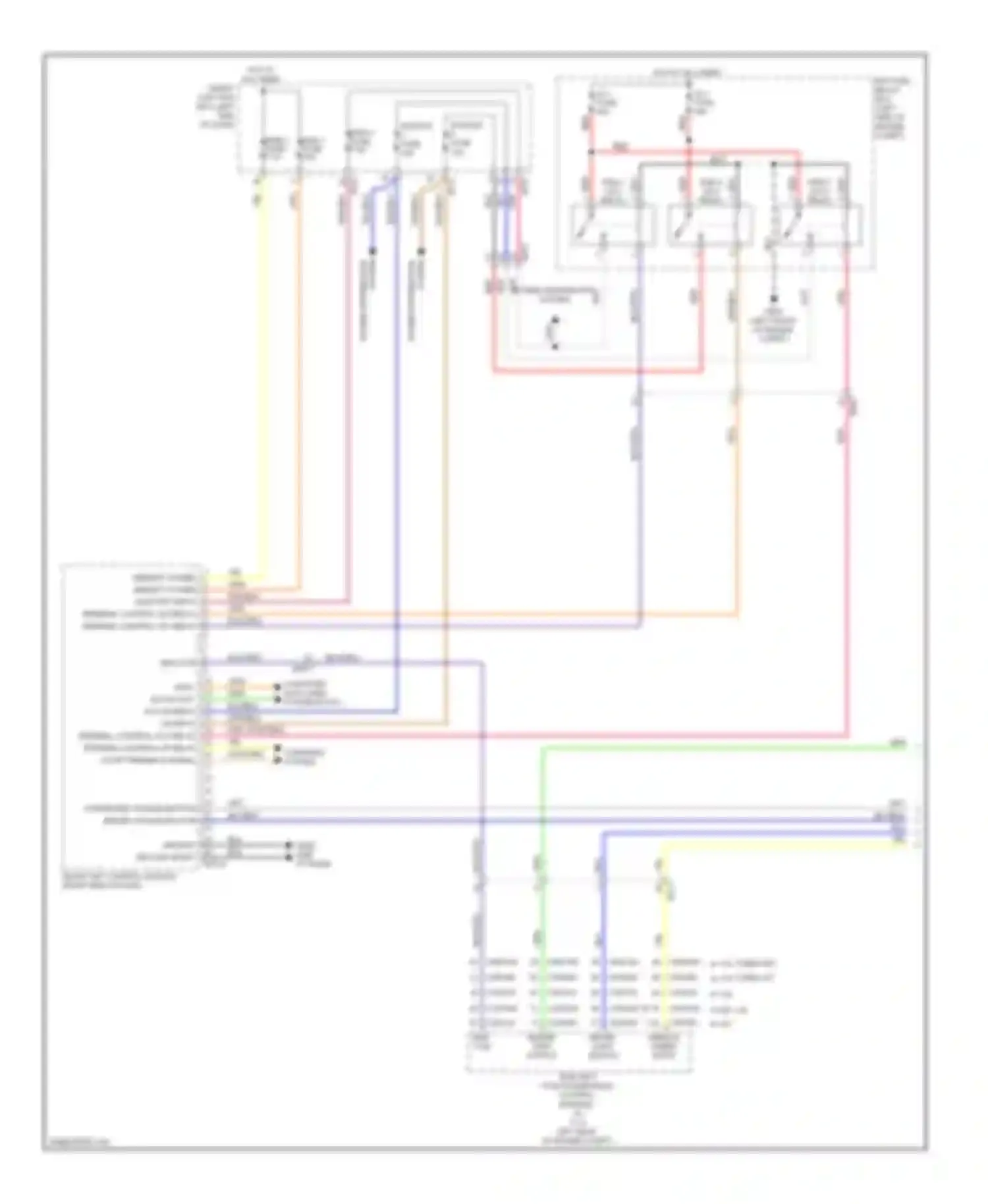 Wiring diagram vehicle speed input for Kia Forte II (2013-2016) (1 of 3)