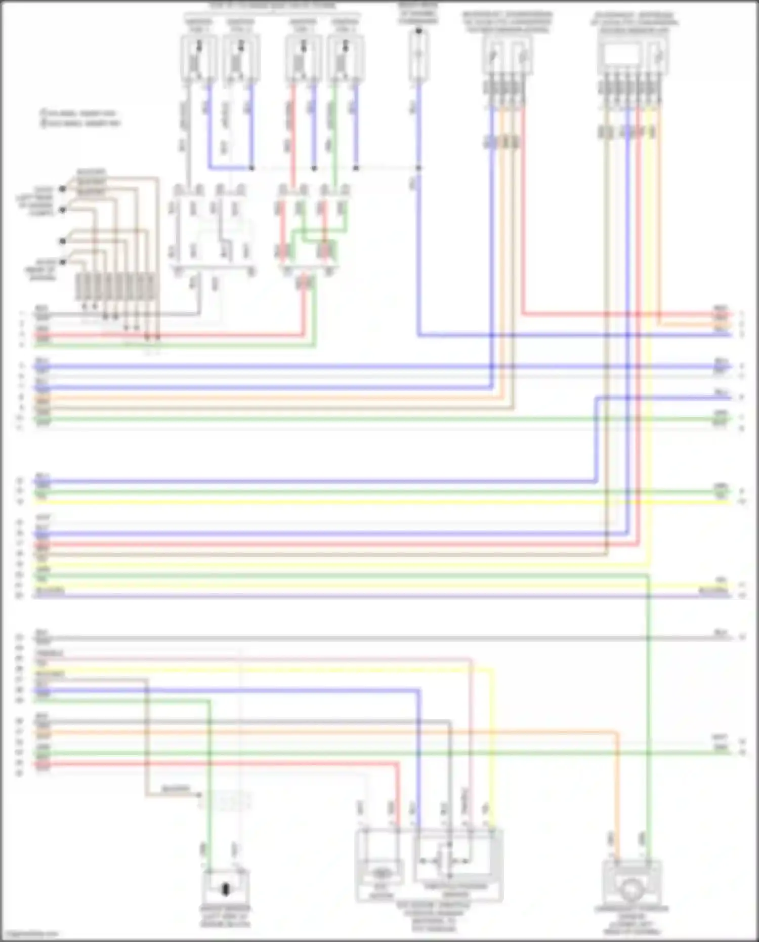 Wiring diagram w/ immo, smart key w/o immo, smart key for Kia Forte II (2013-2016) (1 of 1)