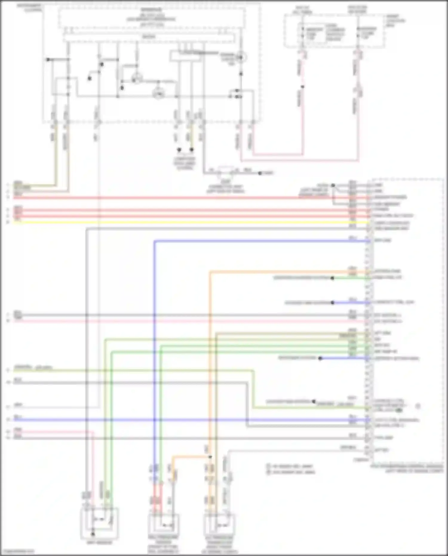 Wiring diagram w/ smart key, immo w/o smart key, immo for Kia Forte II (2013-2016) (3 of 5)