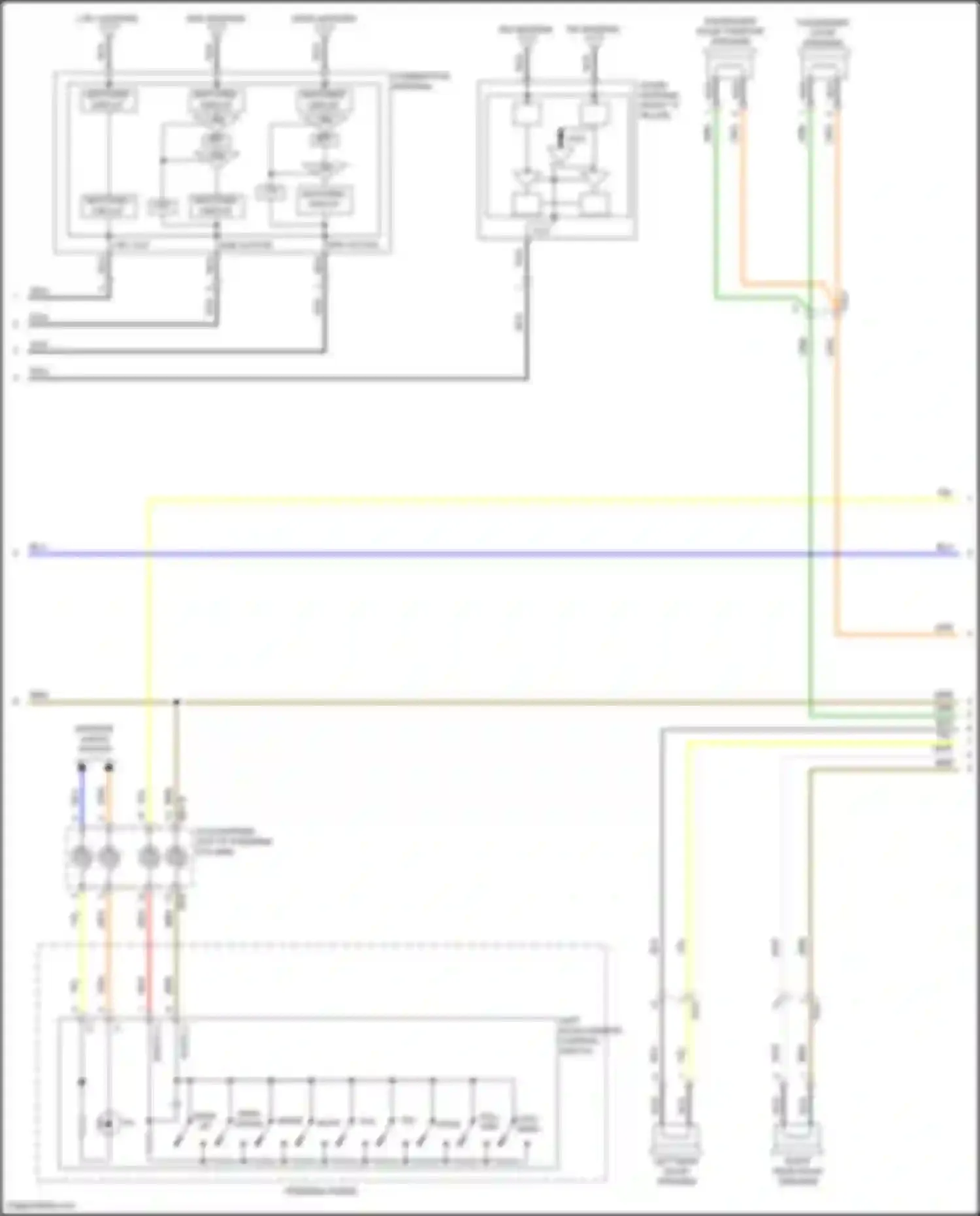 Wiring diagram call end for Kia Forte III facelift (2021-2024) (1 of 4)
