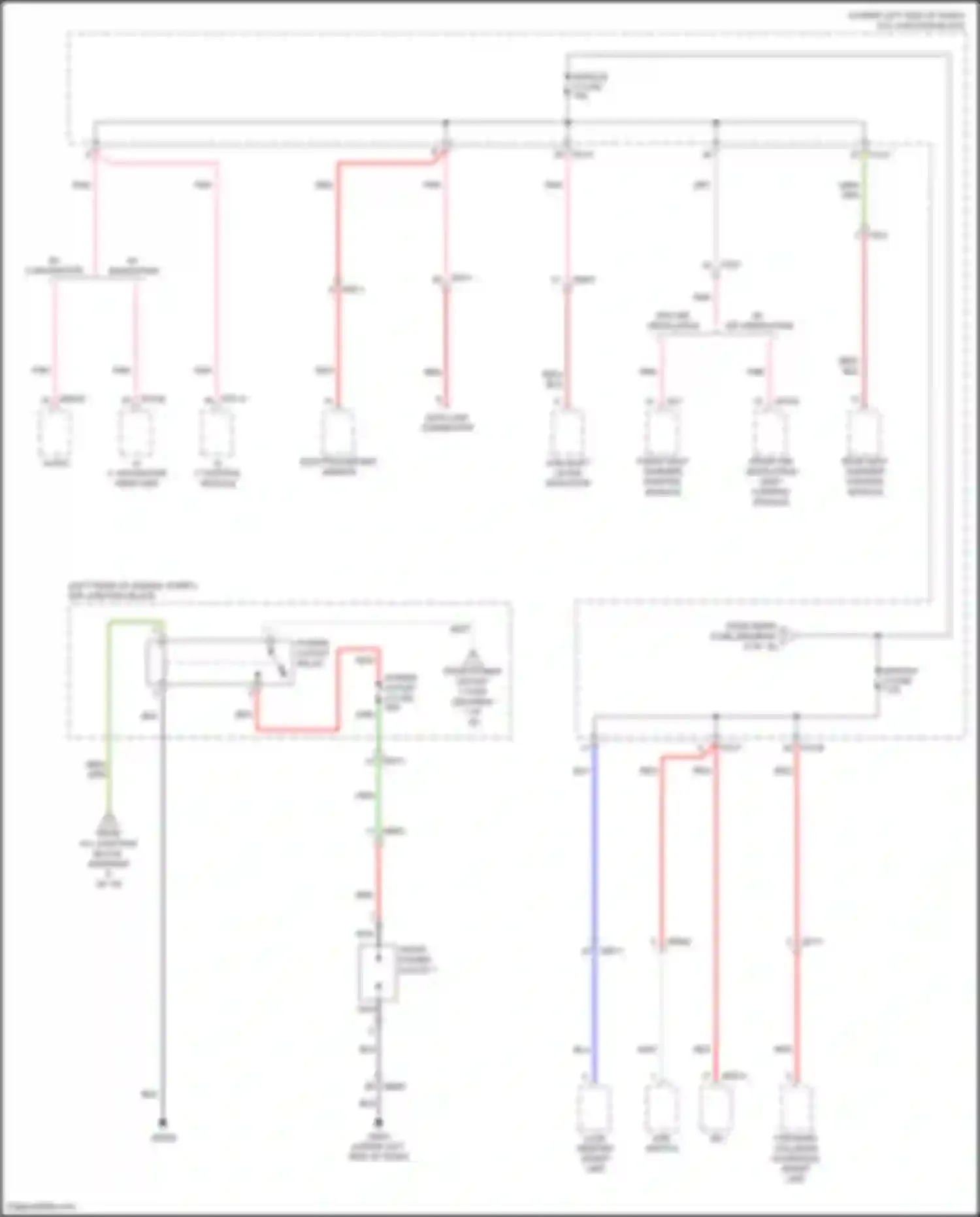 Wiring diagram epb switch for Kia Forte III facelift (2021-2024) (2 of 3)