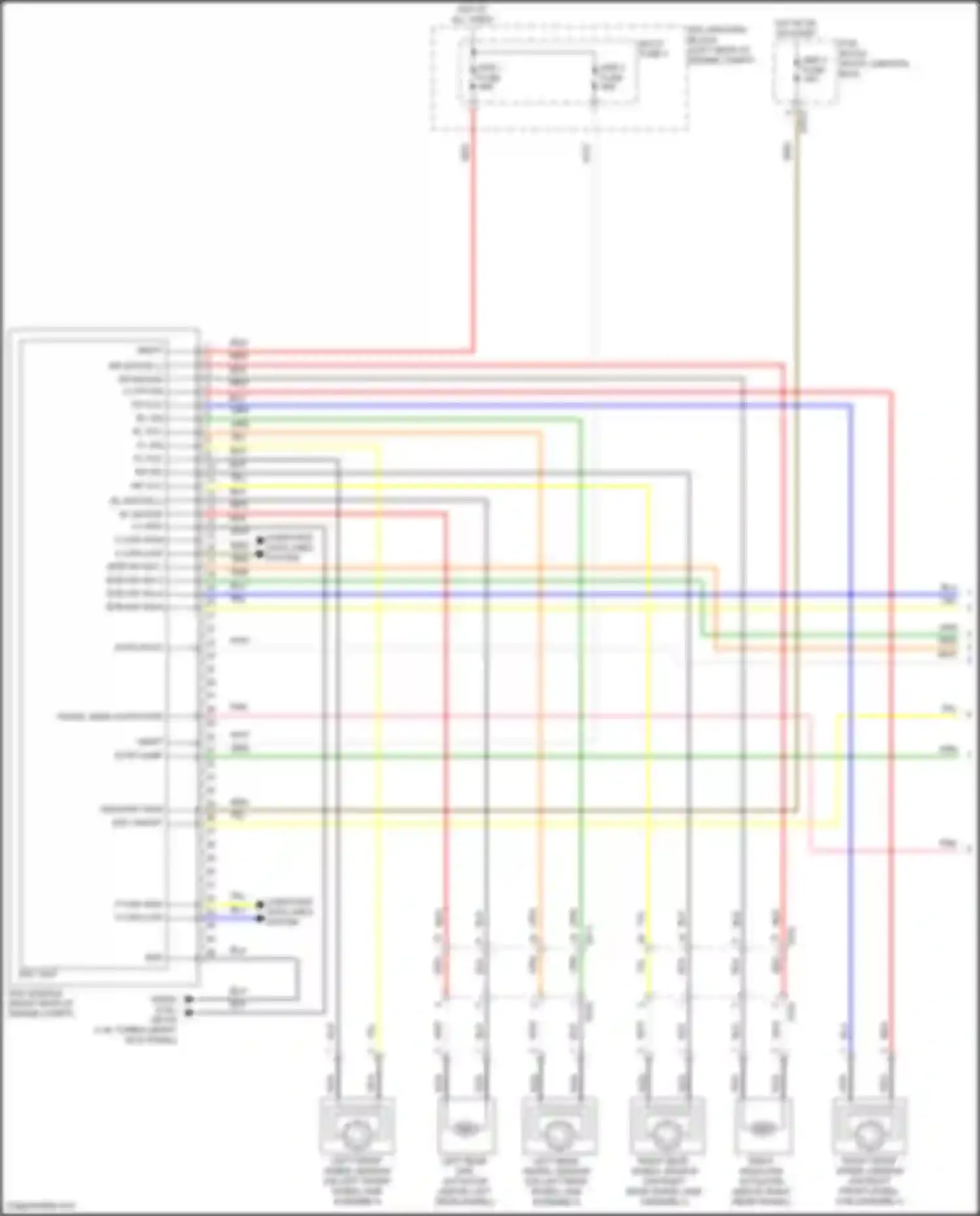 Wiring diagram esc module for Kia Forte III facelift (2021-2024) (5 of 15)
