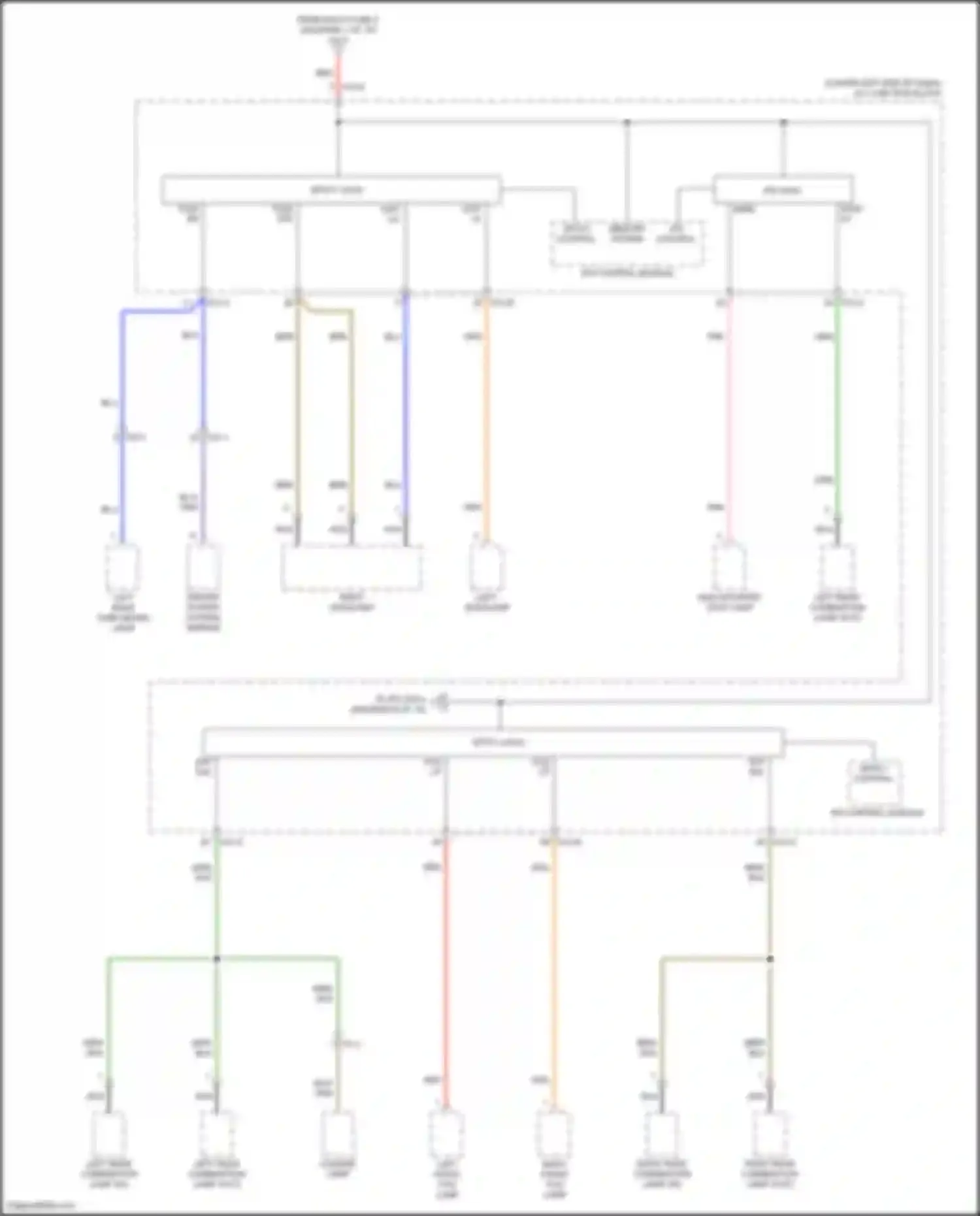 Wiring diagram icu-b for Kia Forte III facelift (2021-2024) (22 of 48)