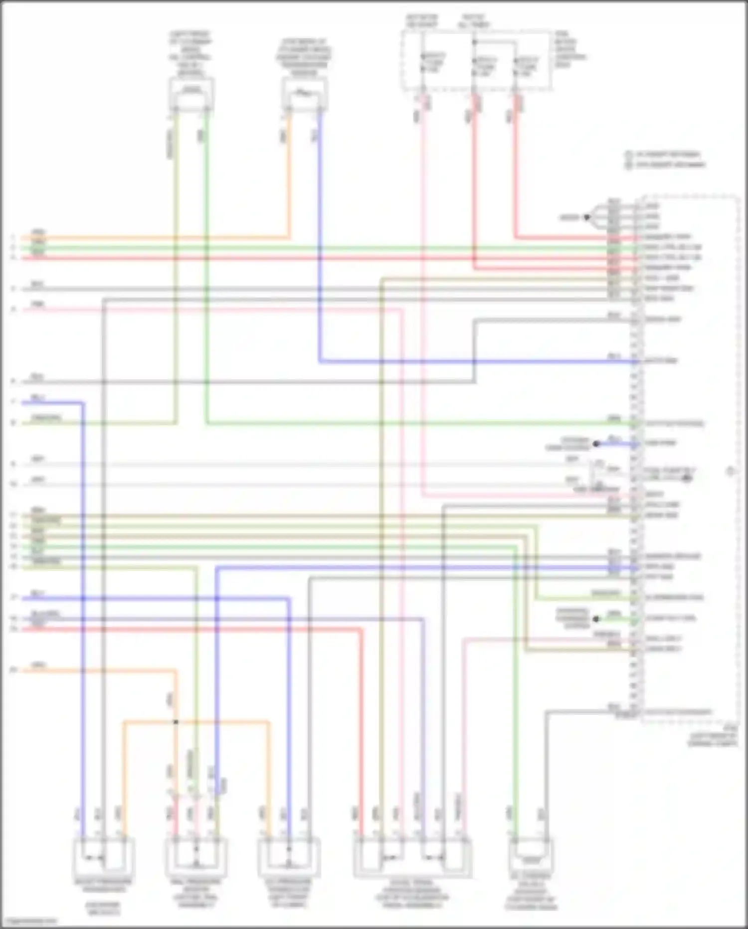 Wiring diagram map sens gnd for Kia Forte III facelift (2021-2024) (1 of 1)