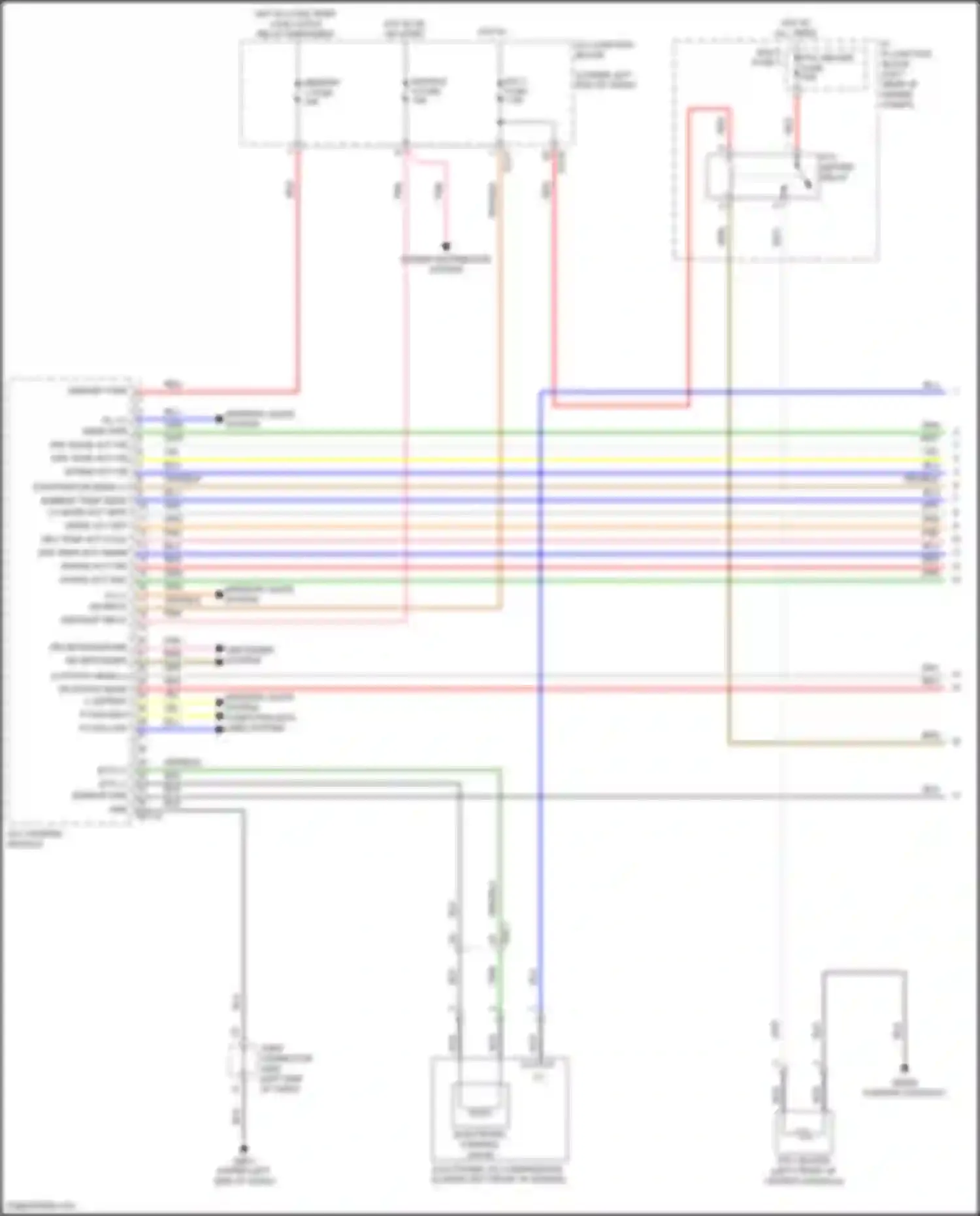 Wiring diagram memory 1 fuse for Kia Forte III facelift (2021-2024) (3 of 10)