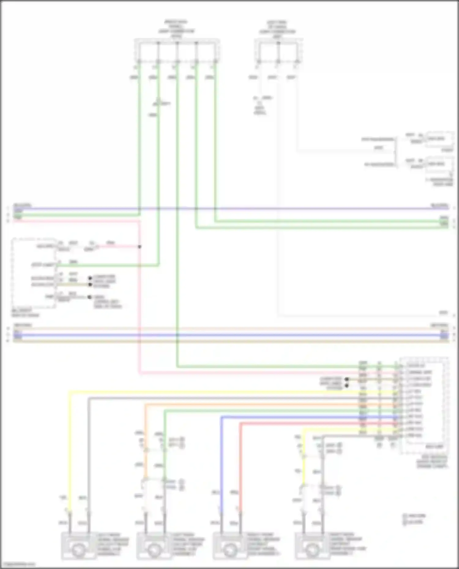 Wiring diagram wheel spd o/p for Kia Forte III facelift (2021-2024) (2 of 2)