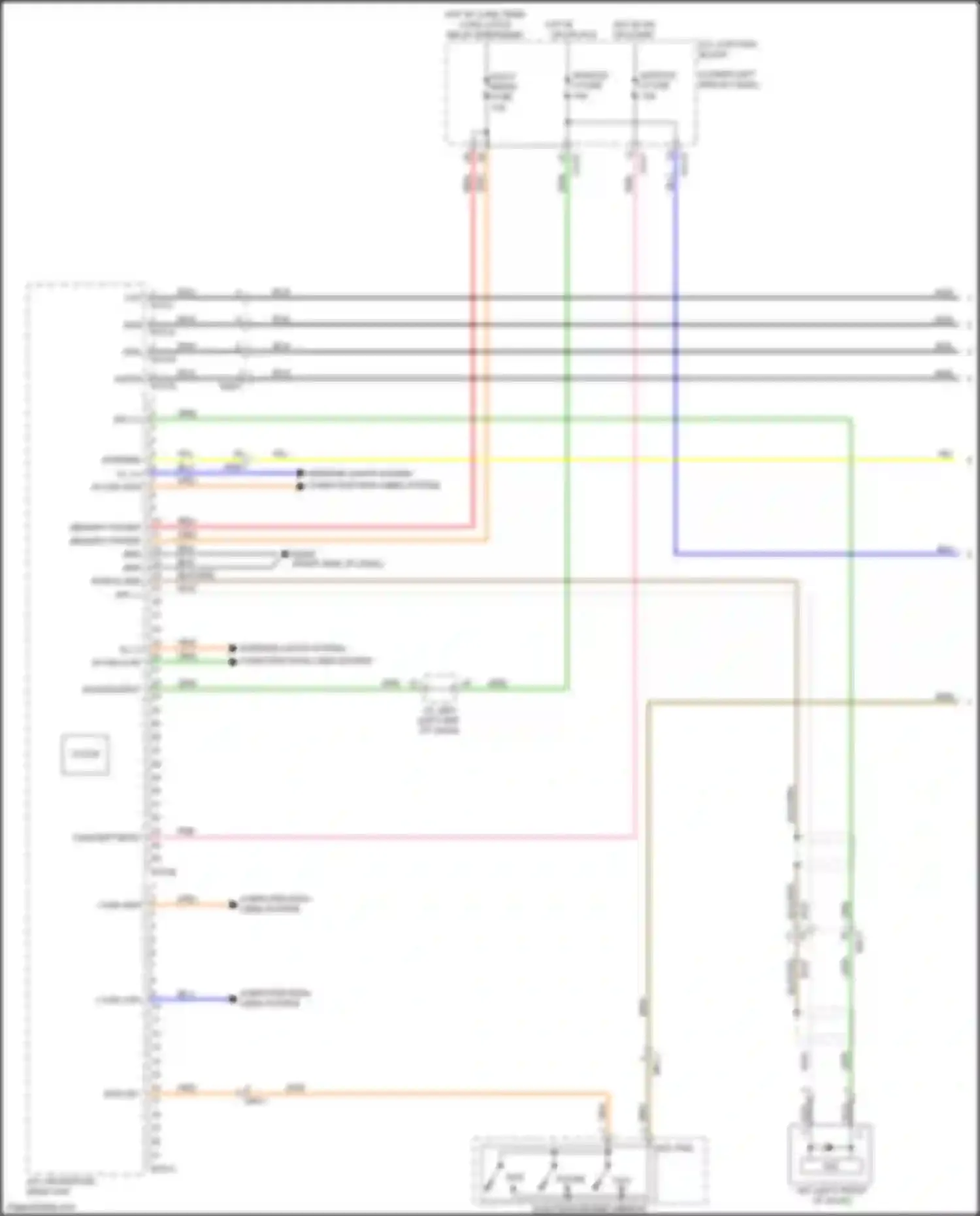 Forte Kia III (2018-2021): Radio circuit, w/ navigation & amplifier (1 of 4)