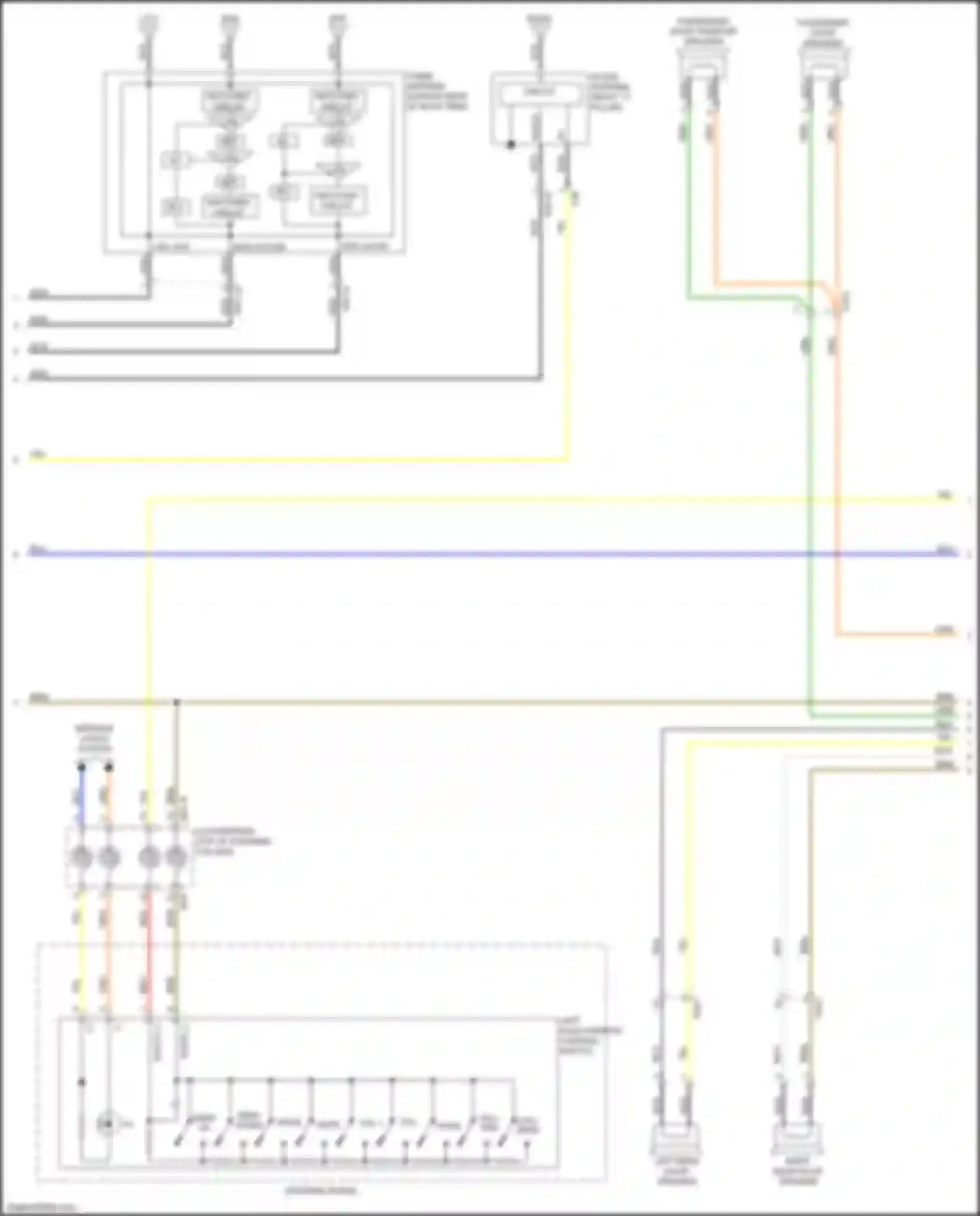 Forte Kia III (2018-2021): Radio circuit, w/ navigation & amplifier (2 of 4)
