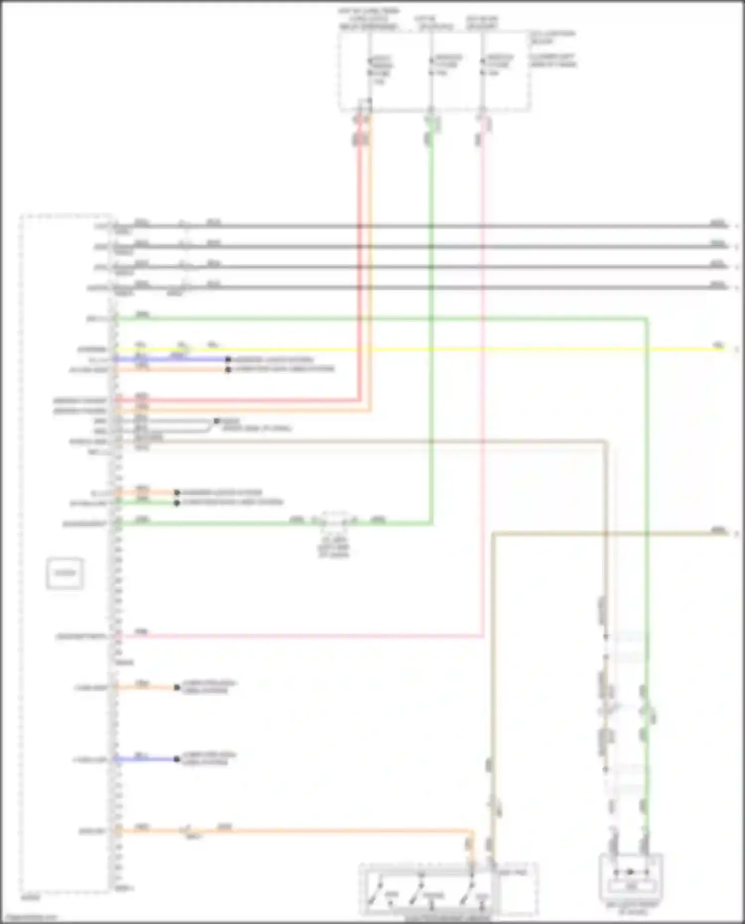 Forte Kia III (2018-2021): Radio circuit, w/o navigation & amplifier (1 of 3)