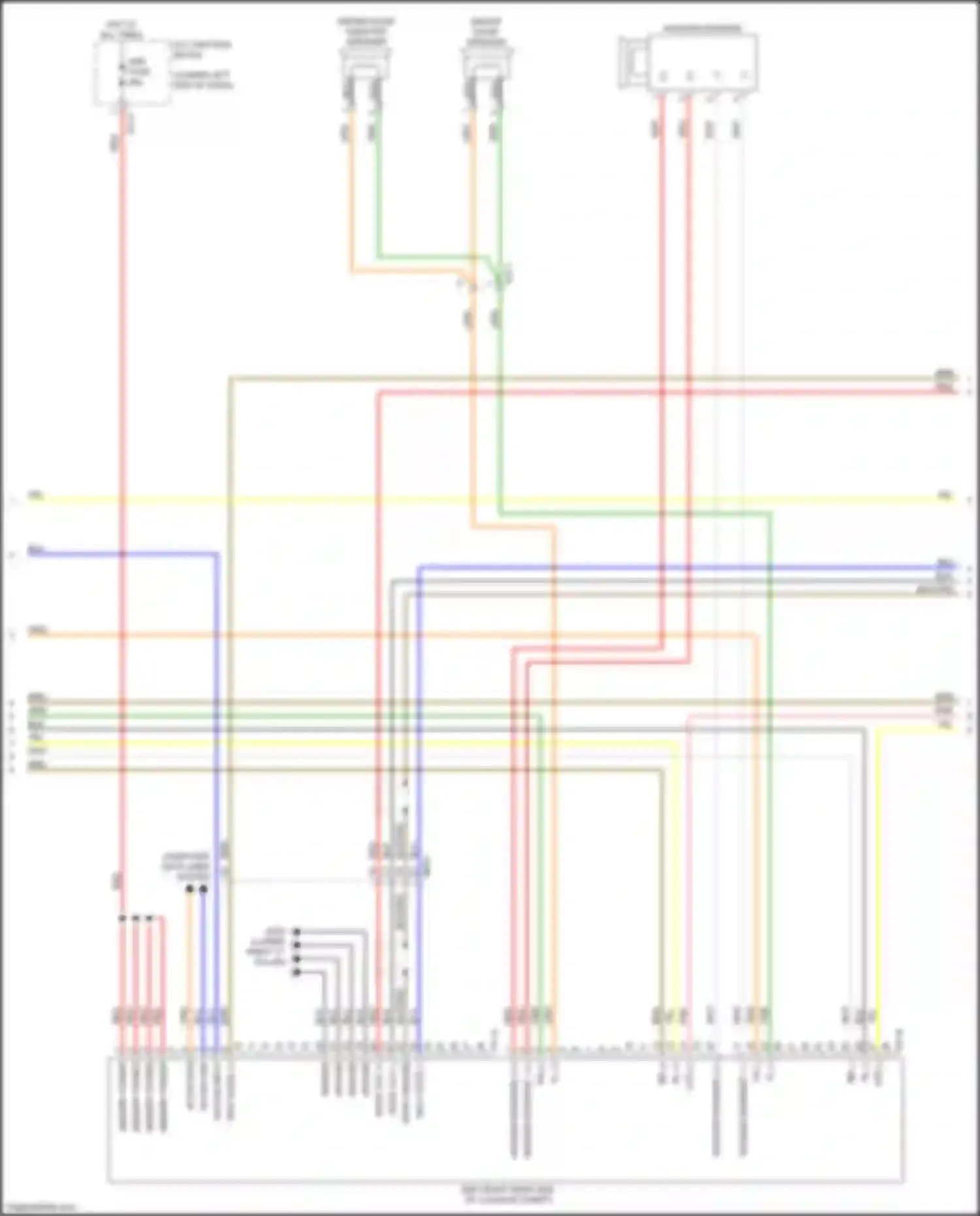 Forte Kia III (2018-2021): Radio circuit, w/o navigation w/ amplifier (3 of 4)