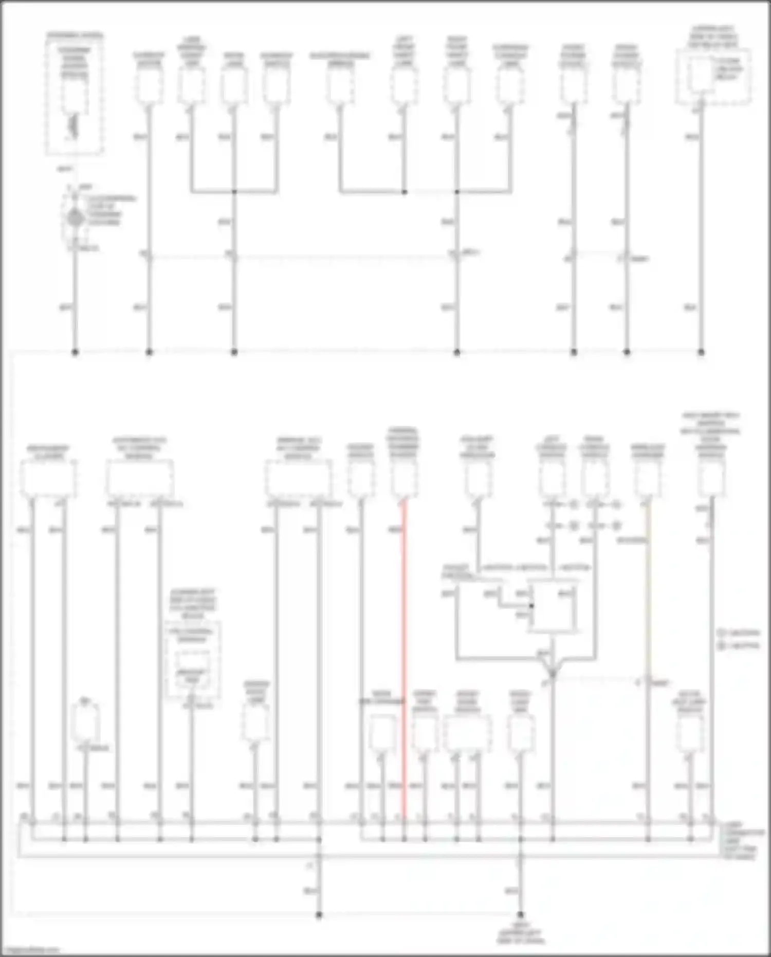 Wiring diagram a/c control module for Kia Forte III (2018-2021) (4 of 13)