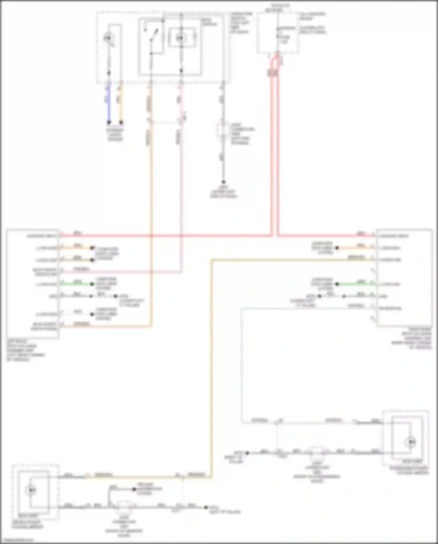 Wiring diagram bcw lamp for Kia Forte III (2018-2021) (1 of 2)