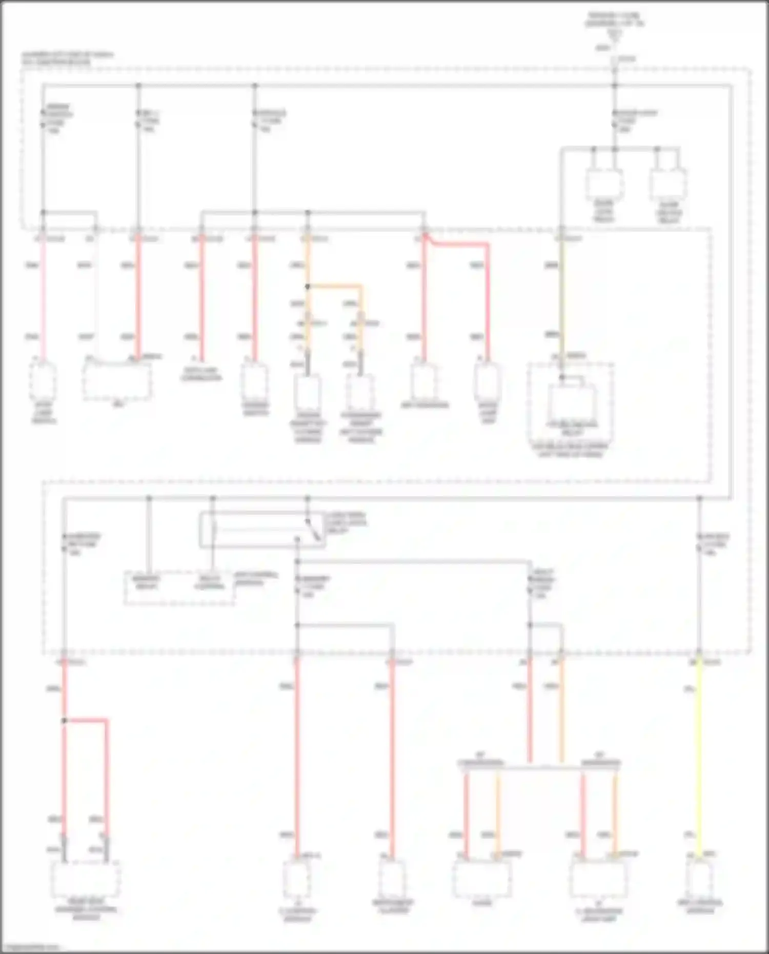 Wiring diagram door unlock relay for Kia Forte III (2018-2021) (4 of 5)
