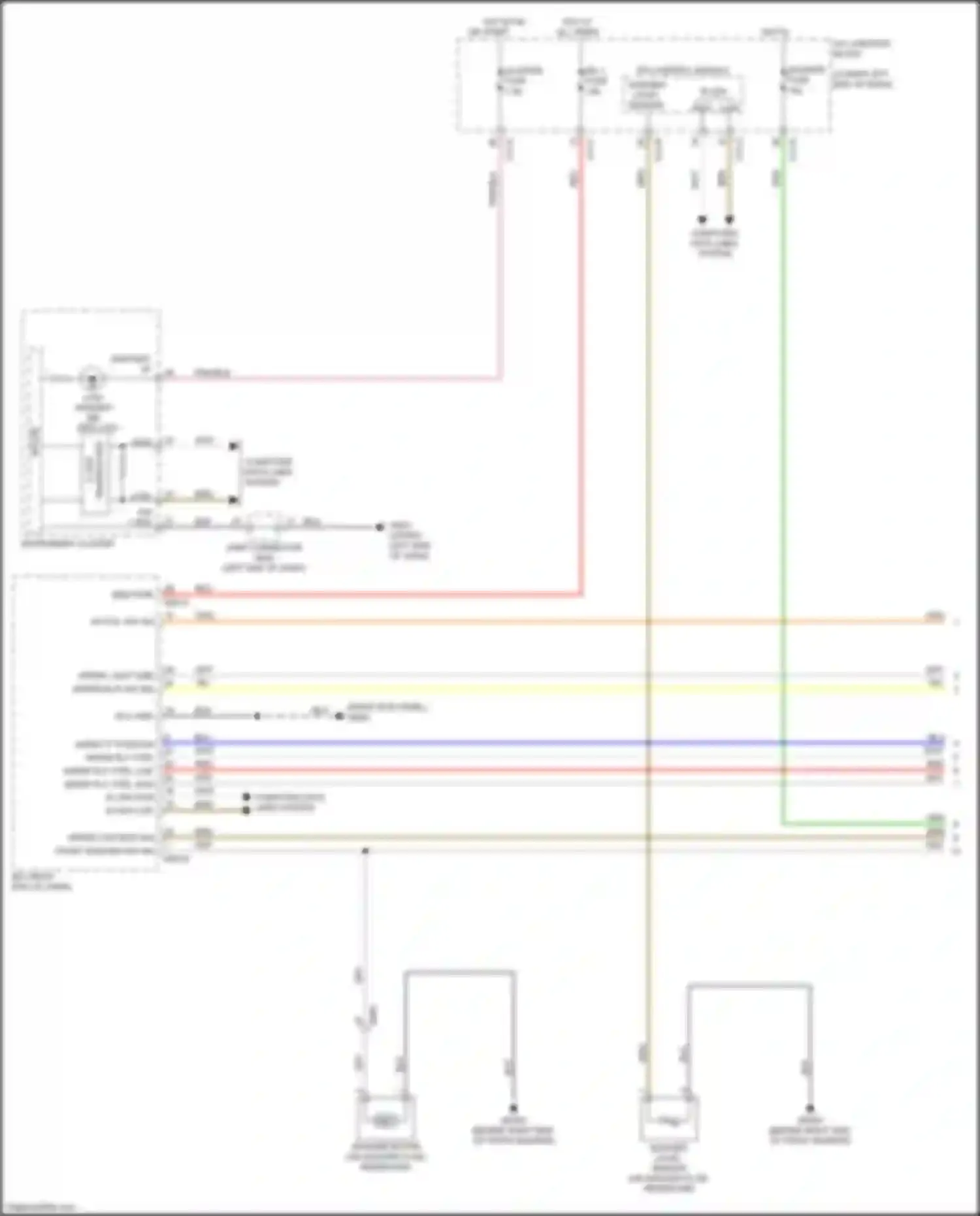 Wiring diagram hot in on or start for Kia Forte III (2018-2021) (40 of 44)
