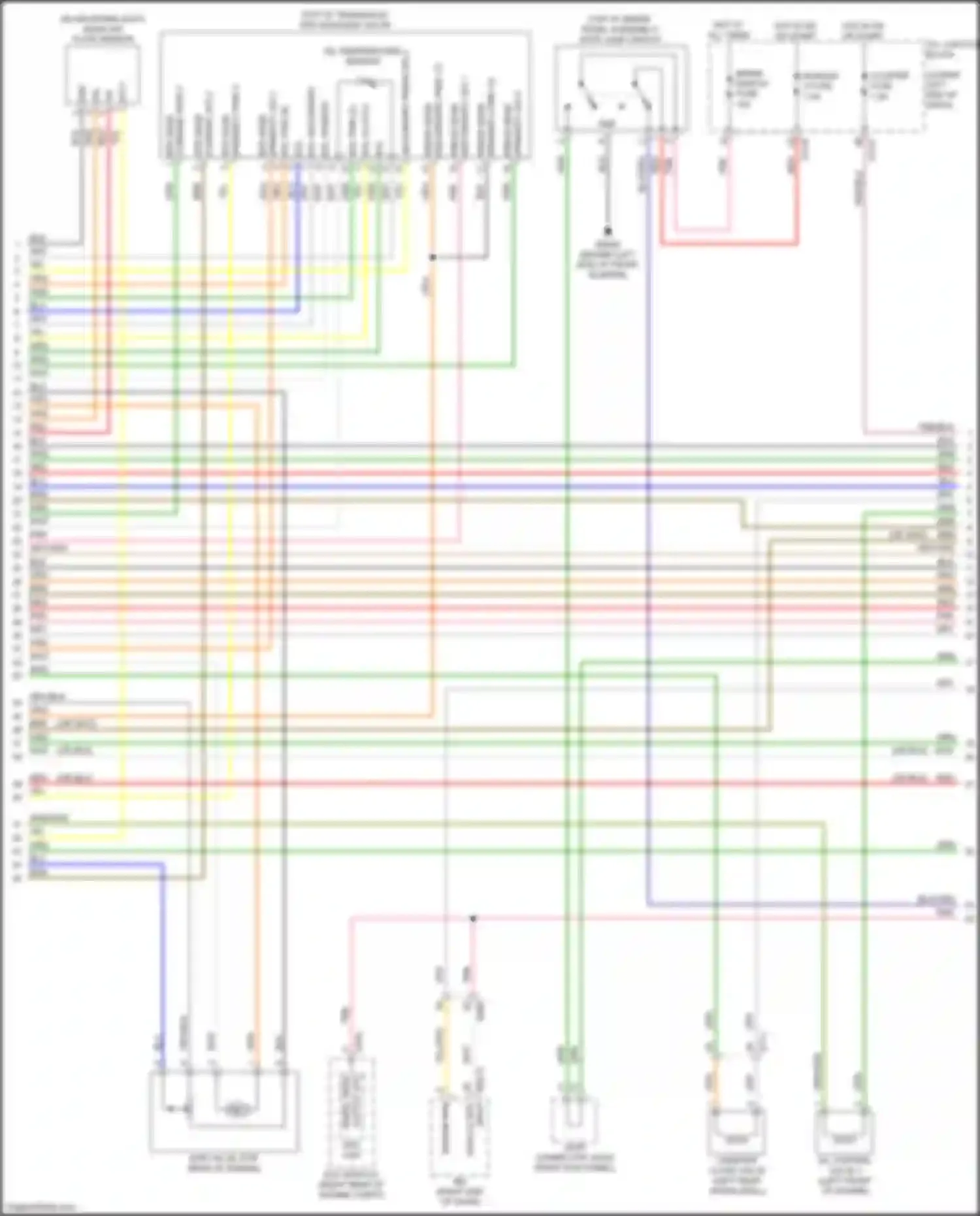 Wiring diagram icu junction block for Kia Forte III (2018-2021) (70 of 70)
