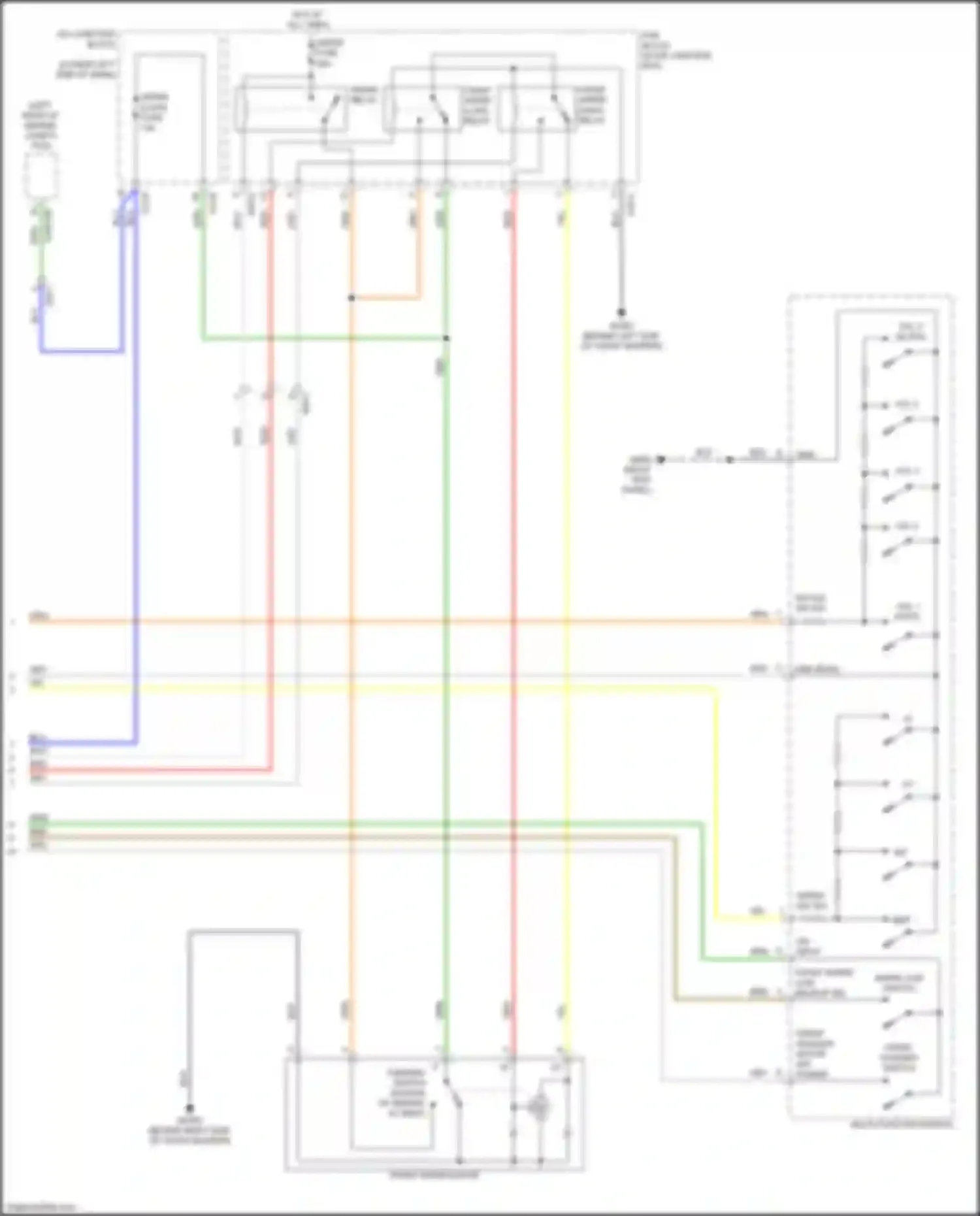 Wiring diagram int/vol sw sig for Kia Forte III (2018-2021) (3 of 3)