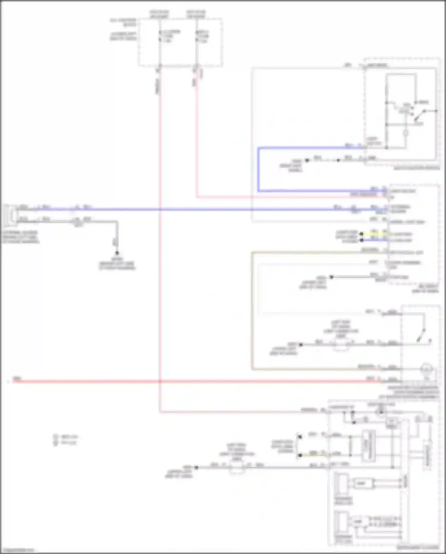 Wiring diagram light sw out for Kia Forte III (2018-2021) (2 of 4)