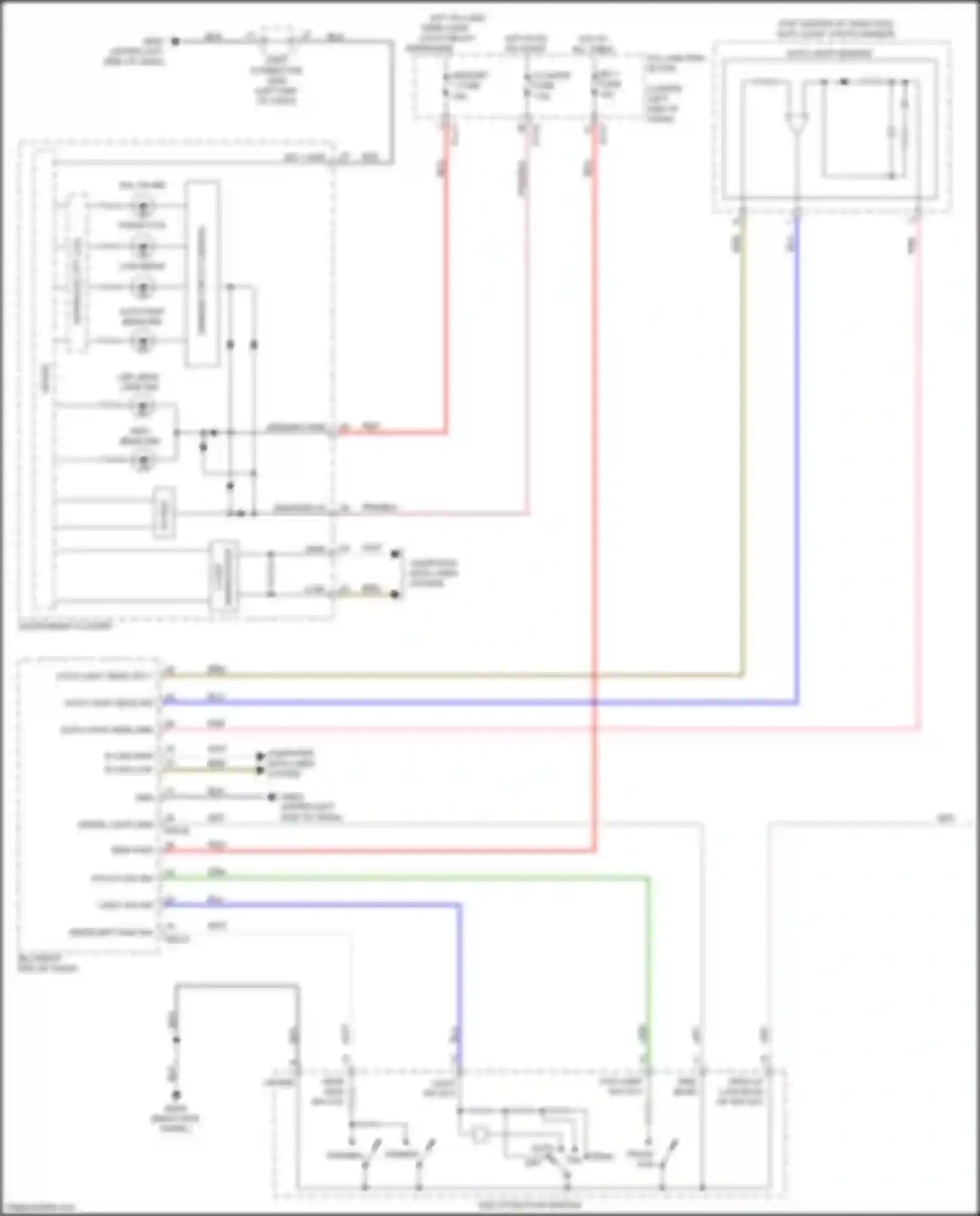 Wiring diagram memory 1 fuse for Kia Forte III (2018-2021) (1 of 10)