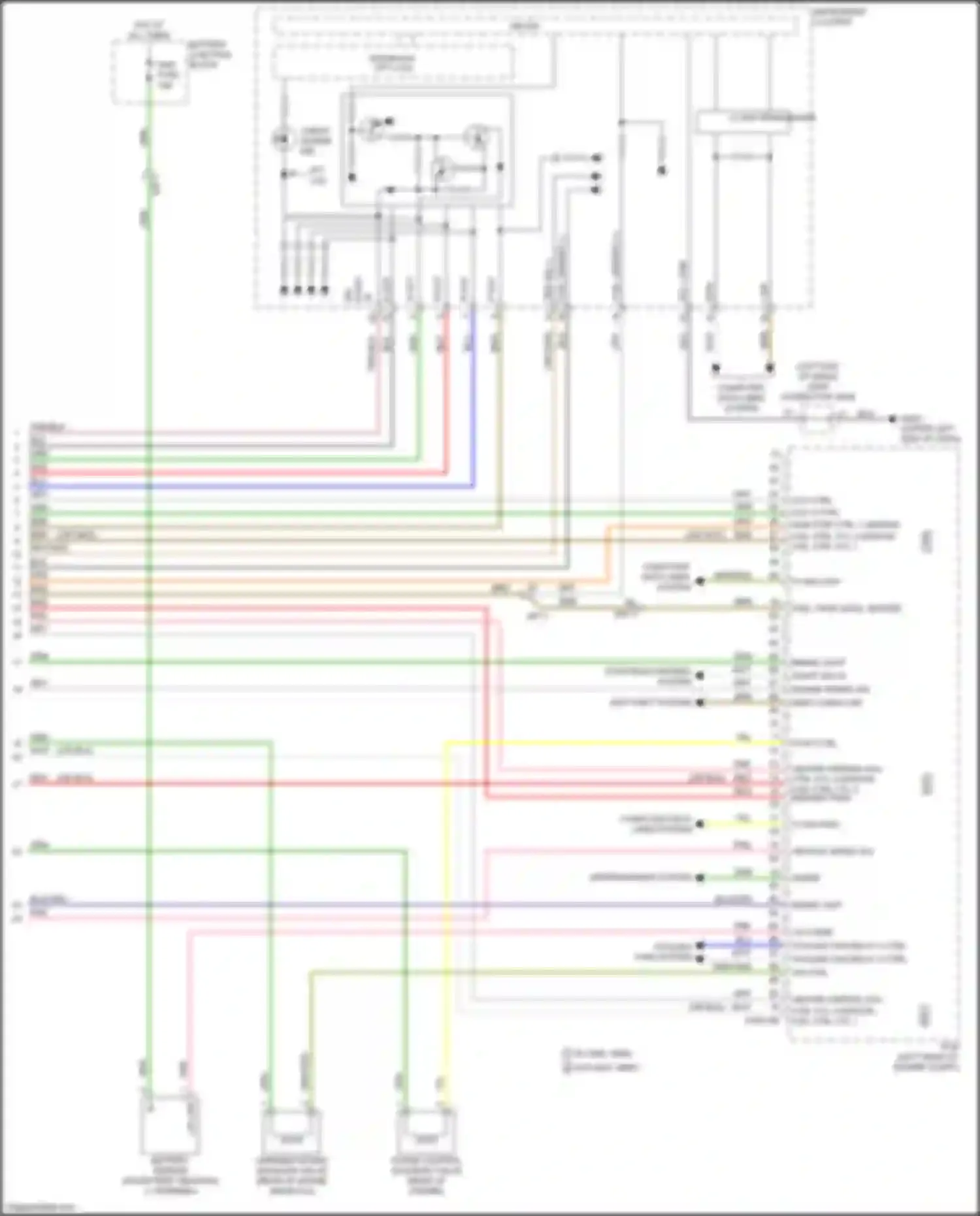 Wiring diagram memory pwr for Kia Forte III (2018-2021) (12 of 12)