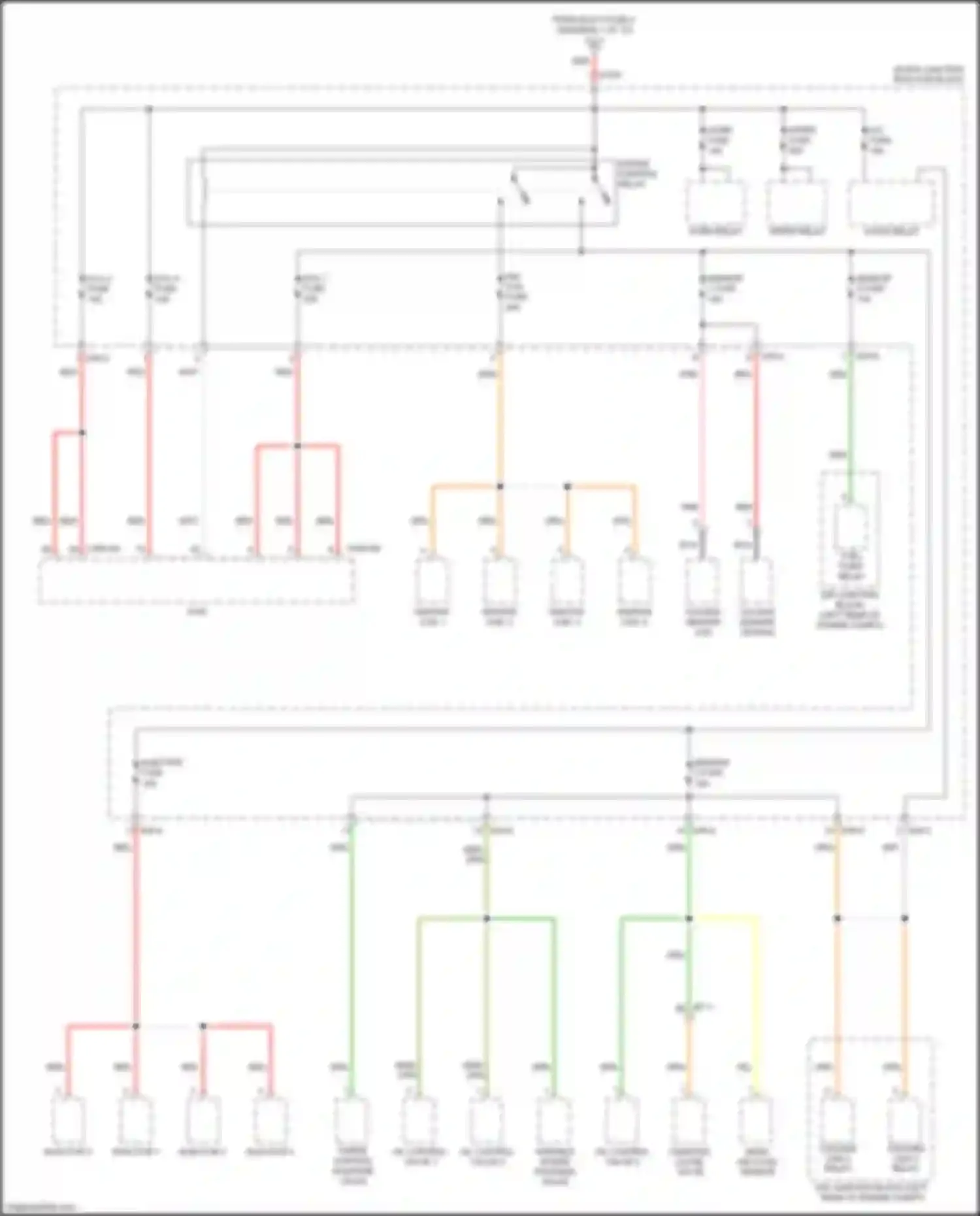 Wiring diagram sensor 2 fuse for Kia Forte III (2018-2021) (3 of 4)